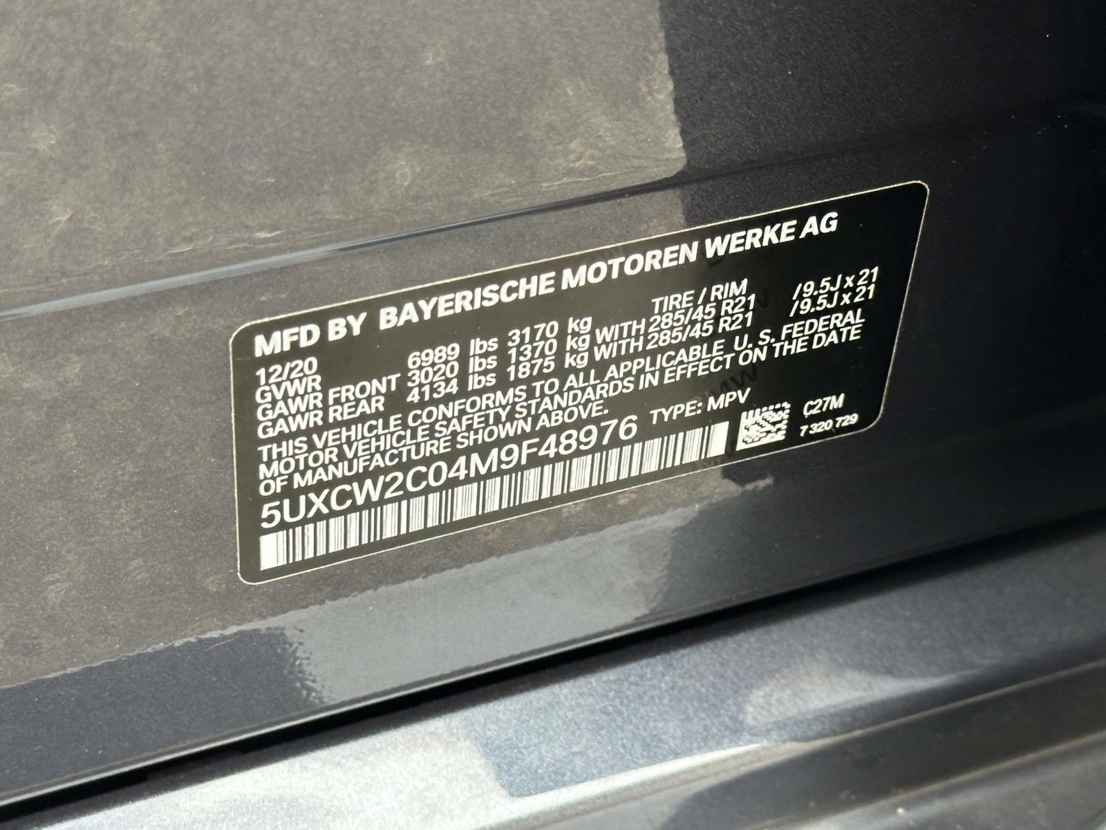 used 2021 BMW X7 car, priced at $38,532