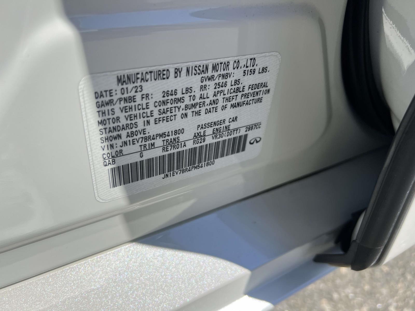 used 2023 INFINITI Q50 car, priced at $34,216