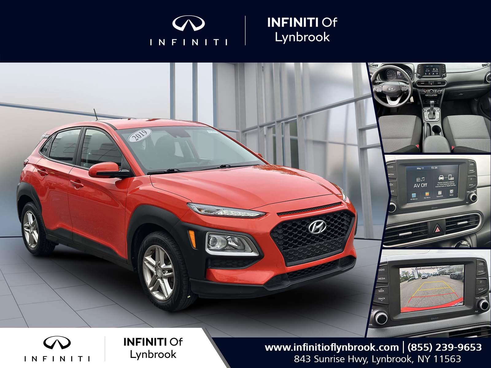 used 2019 Hyundai Kona car, priced at $14,753