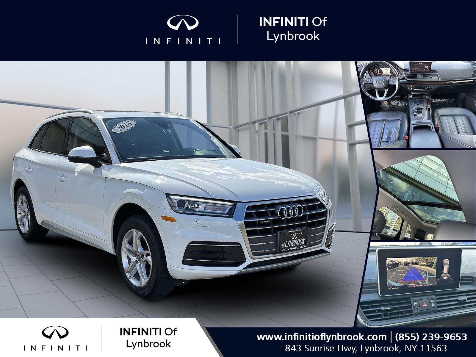 used 2018 Audi Q5 car, priced at $15,995