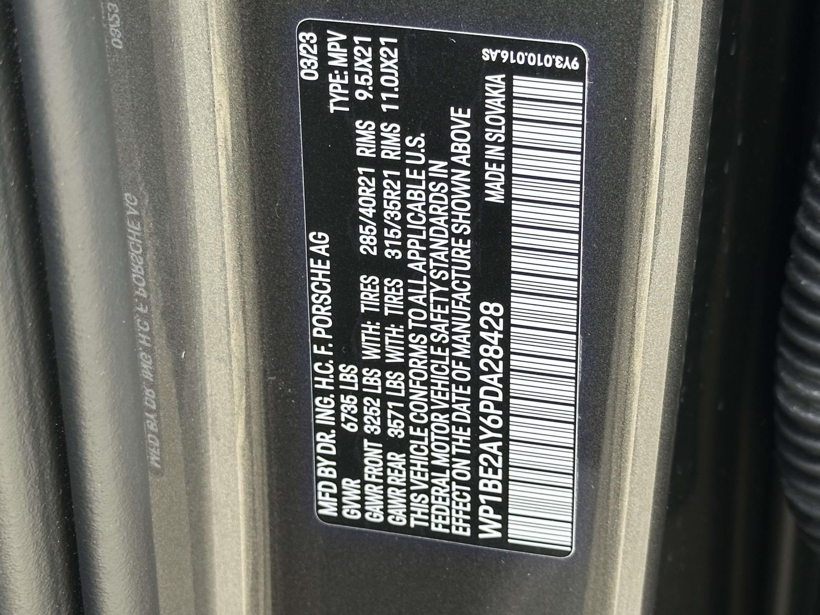 used 2023 Porsche Cayenne car, priced at $76,500
