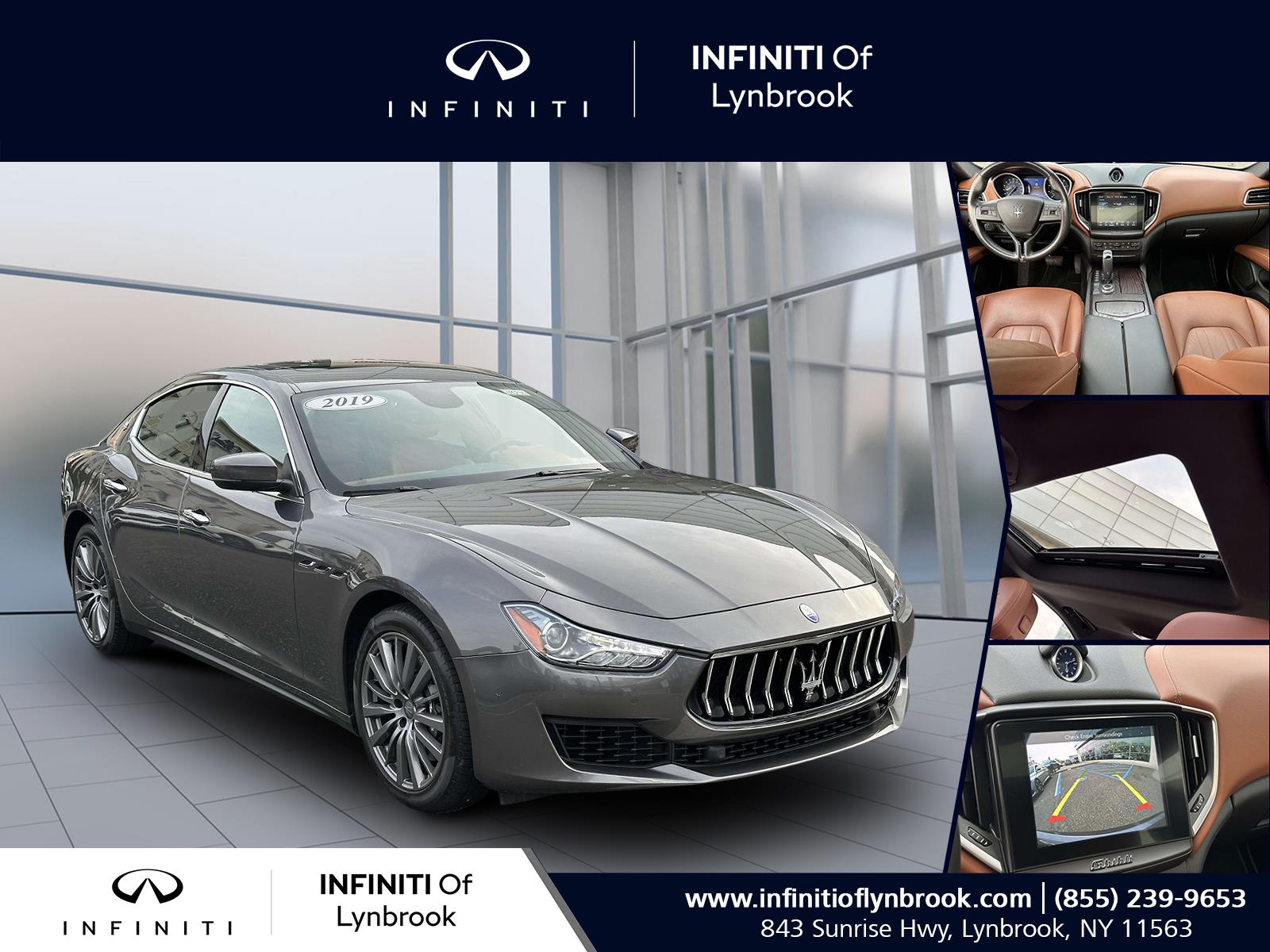 used 2019 Maserati Ghibli car, priced at $28,927