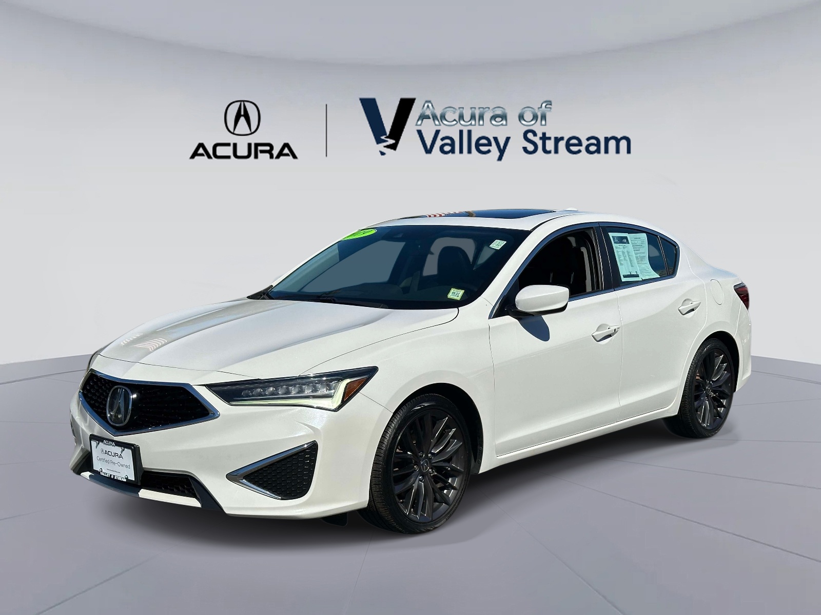 Certified Used 2019 Platinum White Pearl Acura Sedan image 3