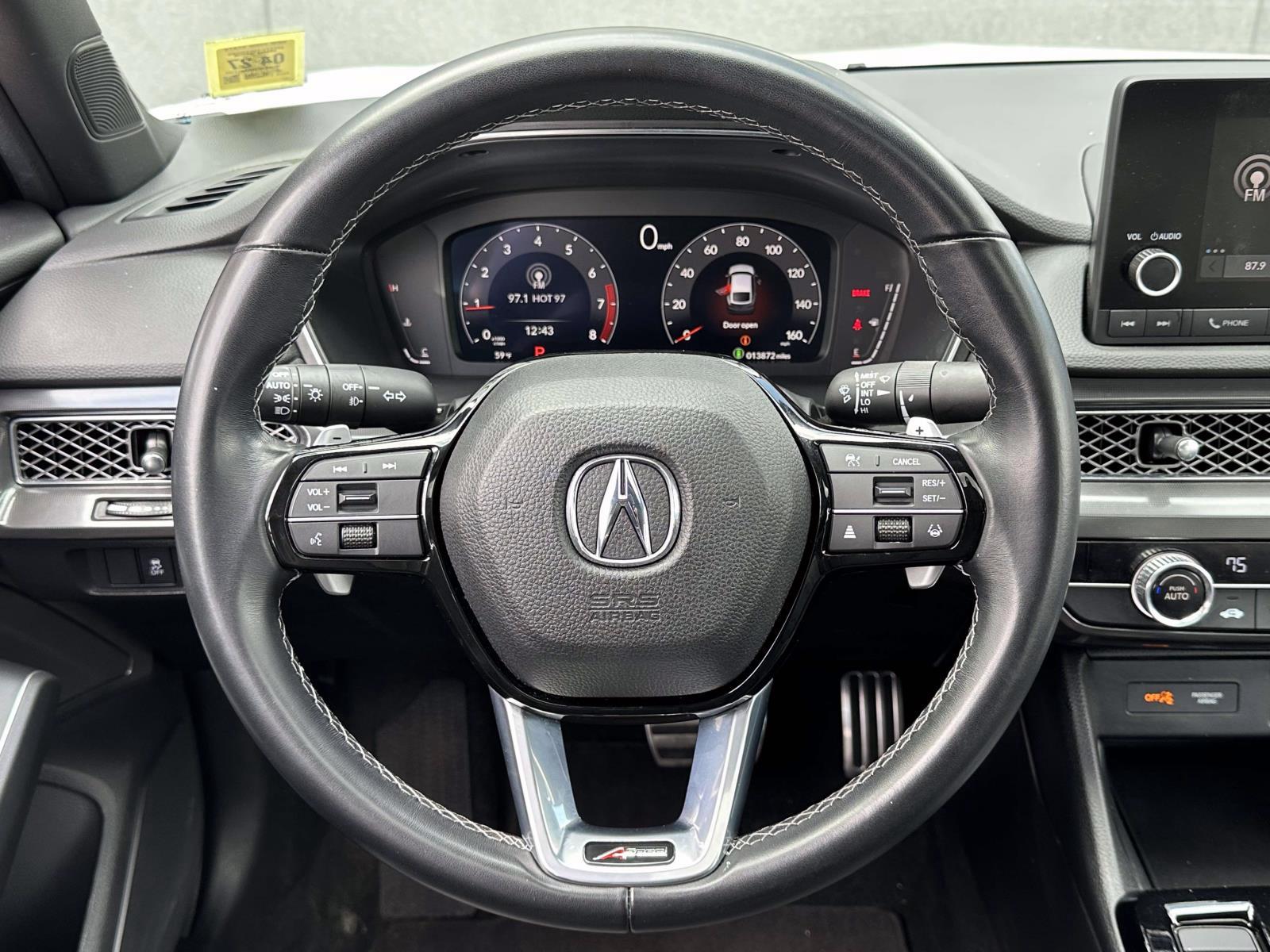 Certified Used 2024 White Acura CVT w/A-Spec Package image 12