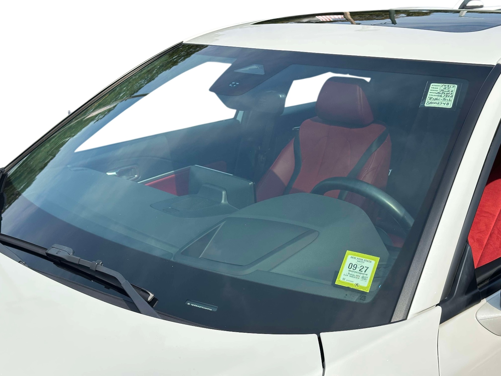 Certified Used 2025 White Acura CVT w/A-Spec Technology Package image 9