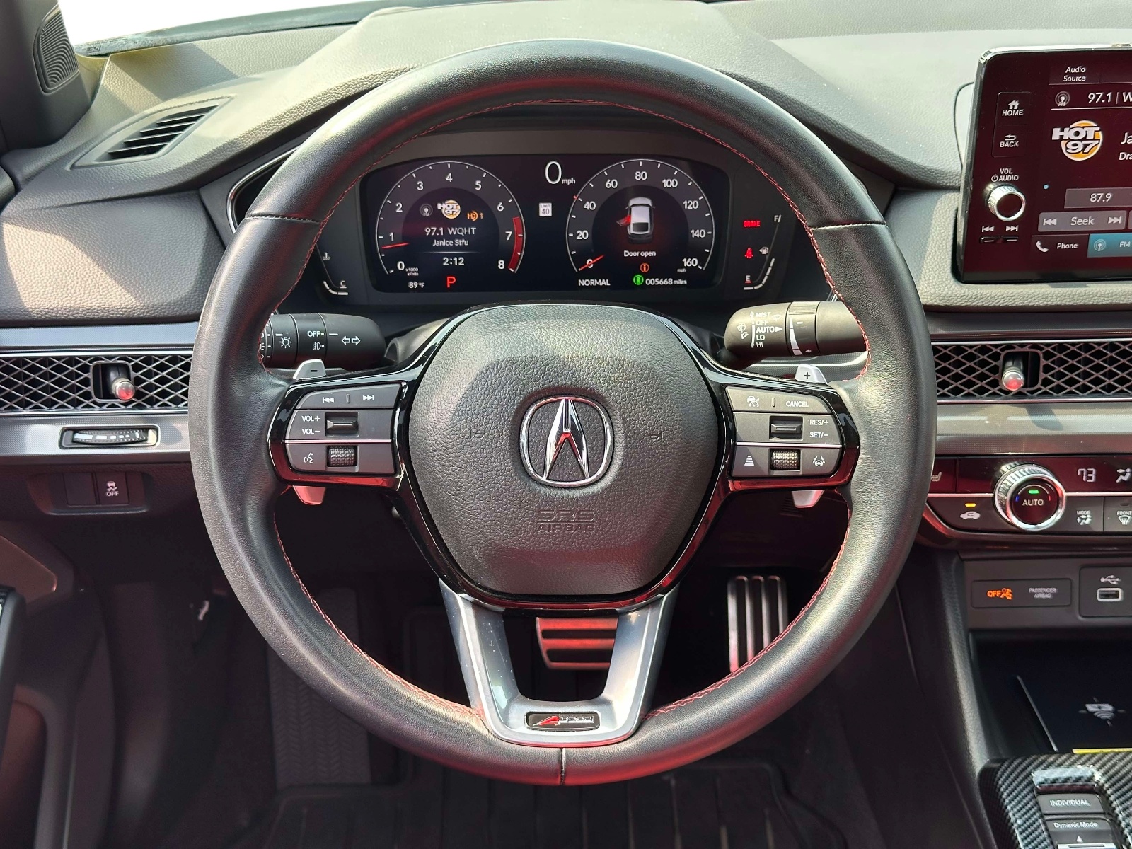 Certified Used 2025 White Acura CVT w/A-Spec Technology Package image 21