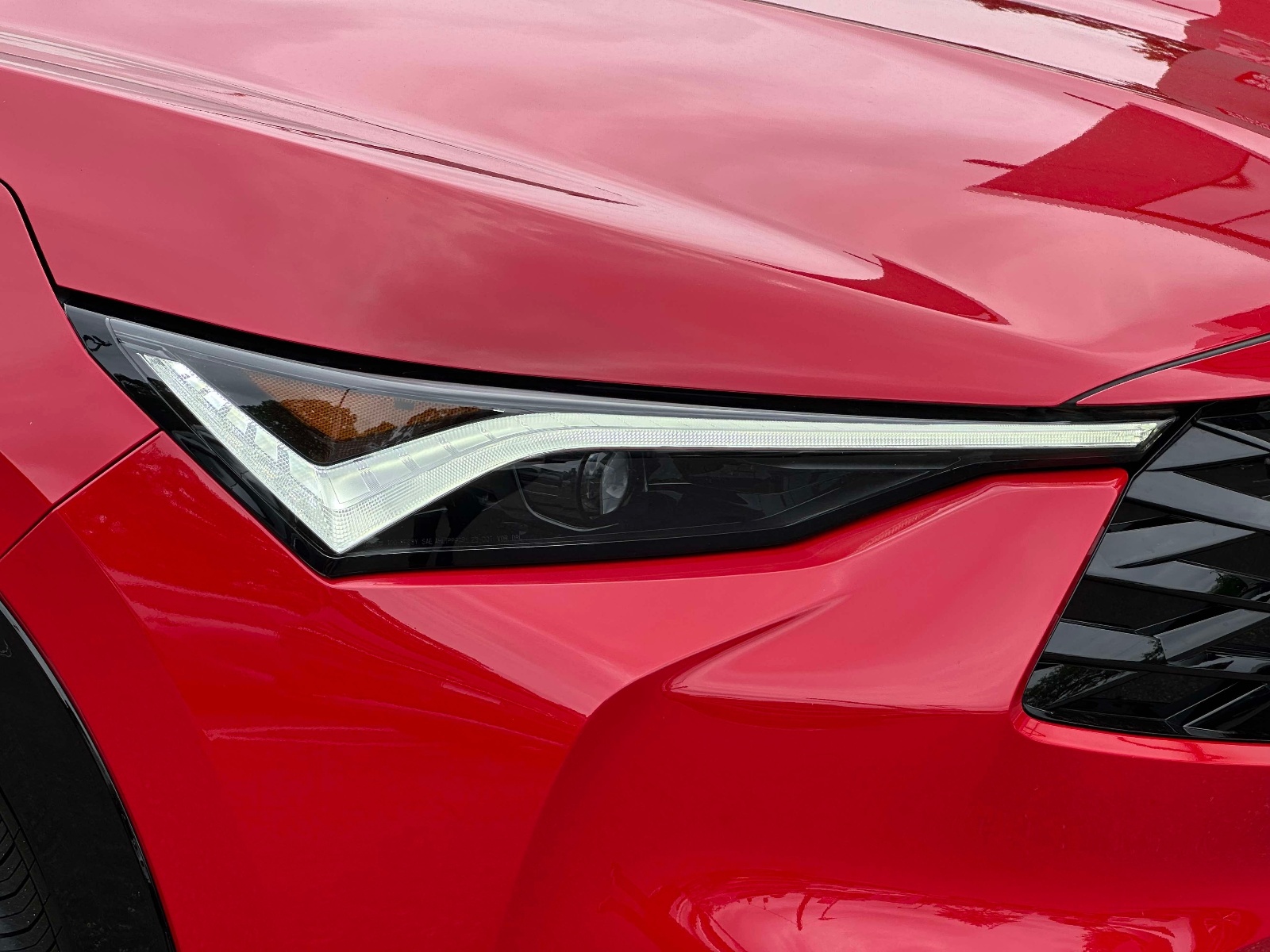 Certified Used 2025 Red Acura AWD w/A-Spec Package image 14