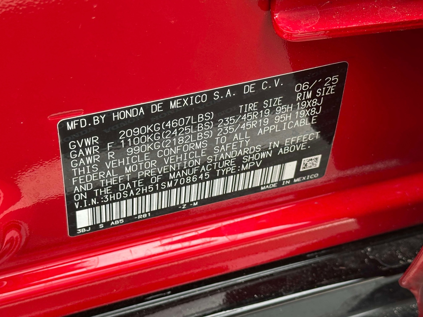 Certified Used 2025 Red Acura AWD w/A-Spec Package image 25