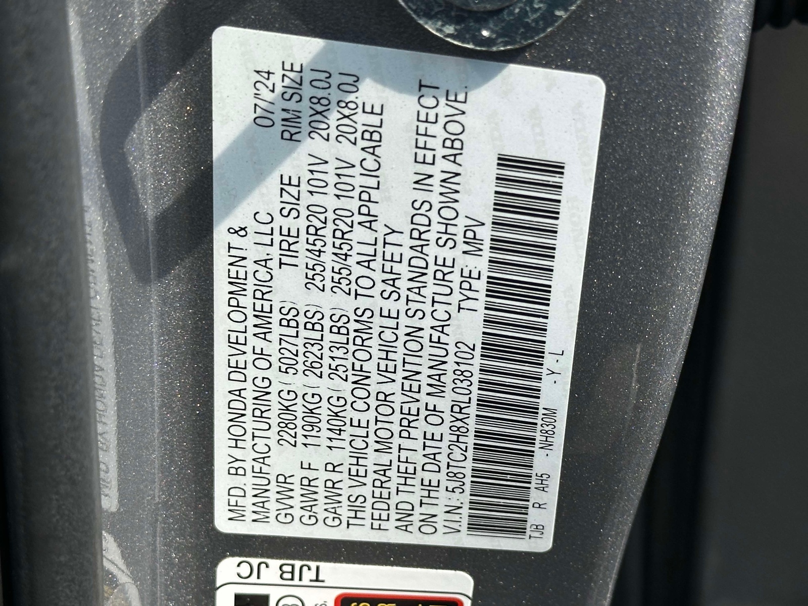 Certified Used 2024 Silver Acura SH-AWD w/A-Spec Advance Package image 44