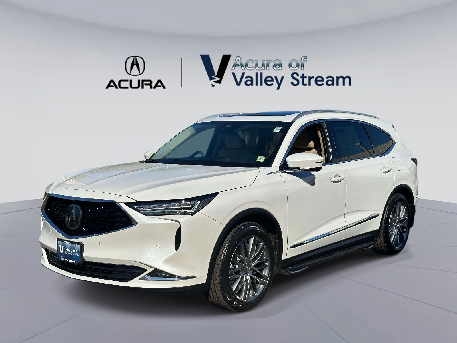 Certified Used 2022 White Acura Advance image 3