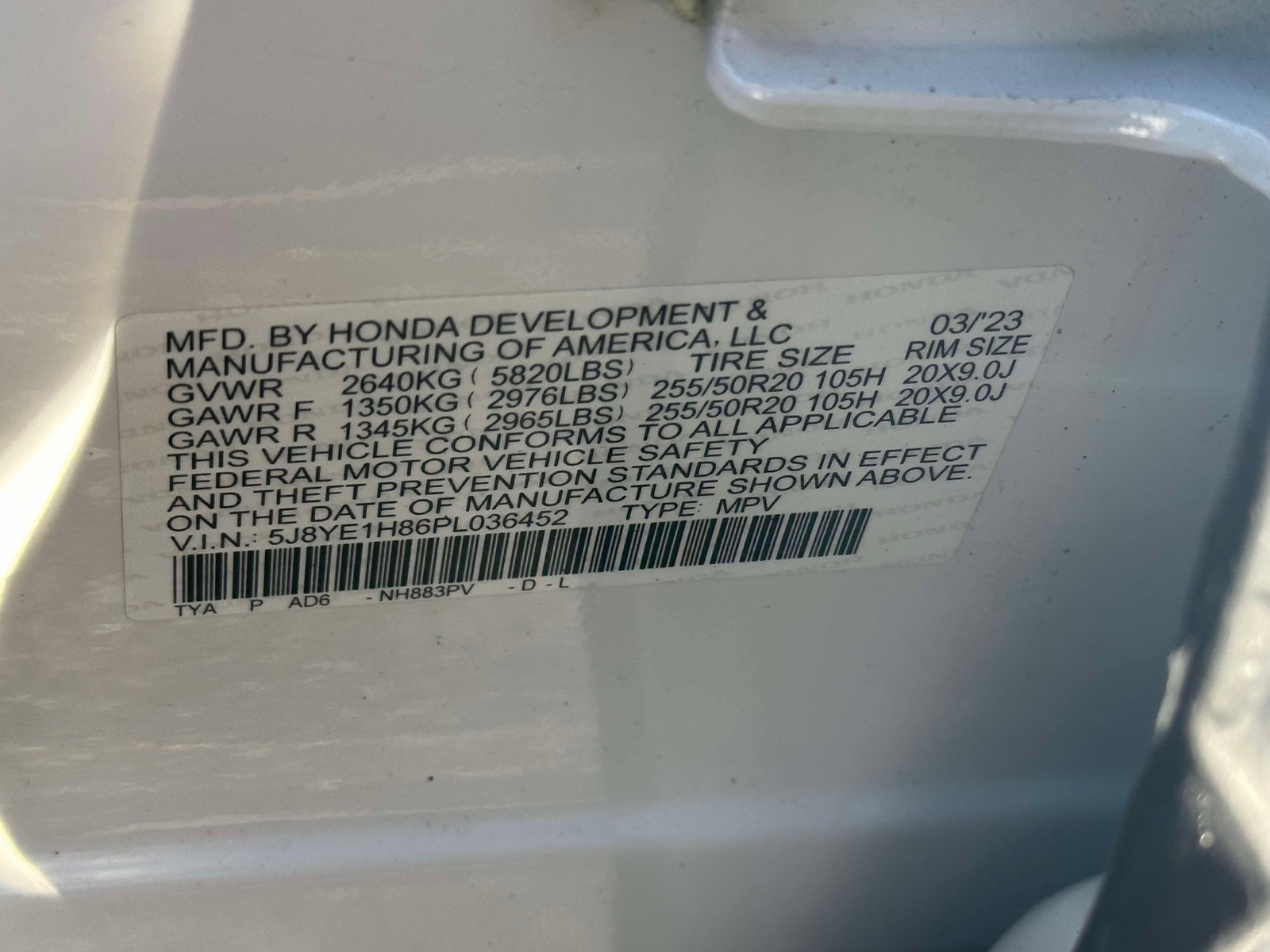 Certified Used 2023 White Acura SH-AWD w/Advance Package image 27
