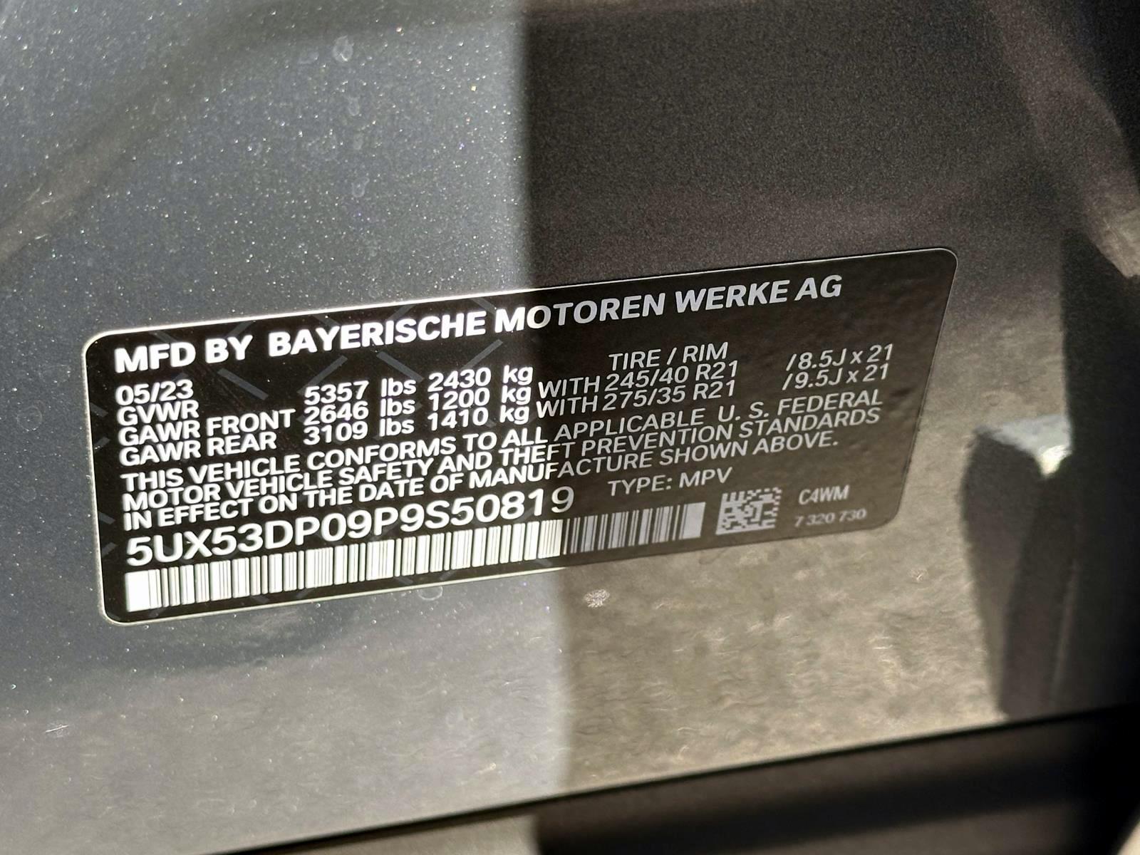 Used 2023 Skyscraper Gray Metallic BMW xDrive30i Sports Activity Vehicle image 20