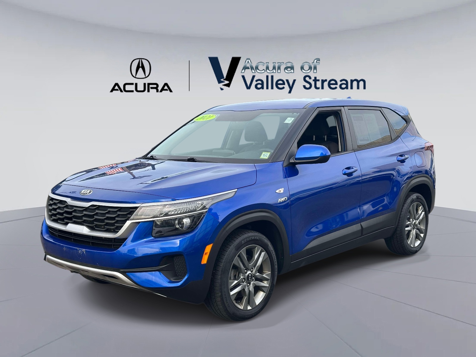 Used 2021 Neptune Blue Kia LX IVT AWD image 3