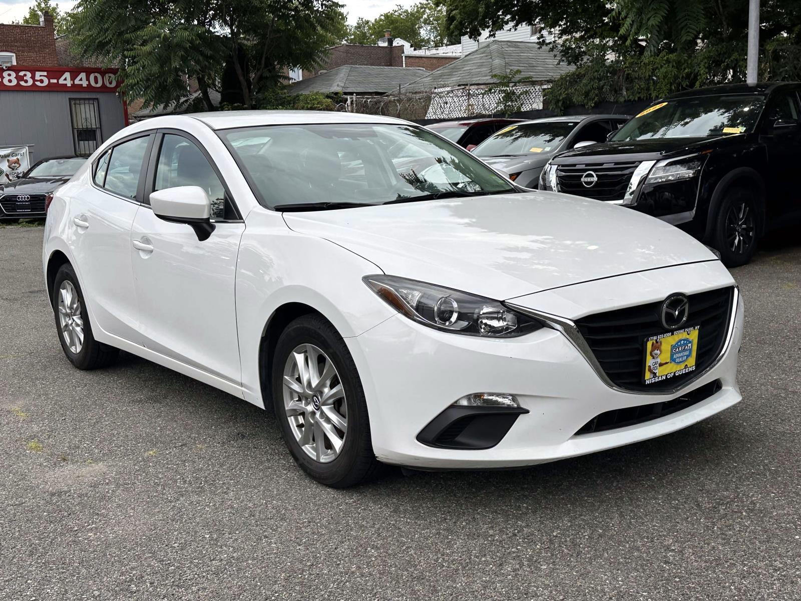 Snowflake White Pearl Mica 2016 Mazda MAZDA3 i Sport Sedan Front-Wheel Drive Automatic
