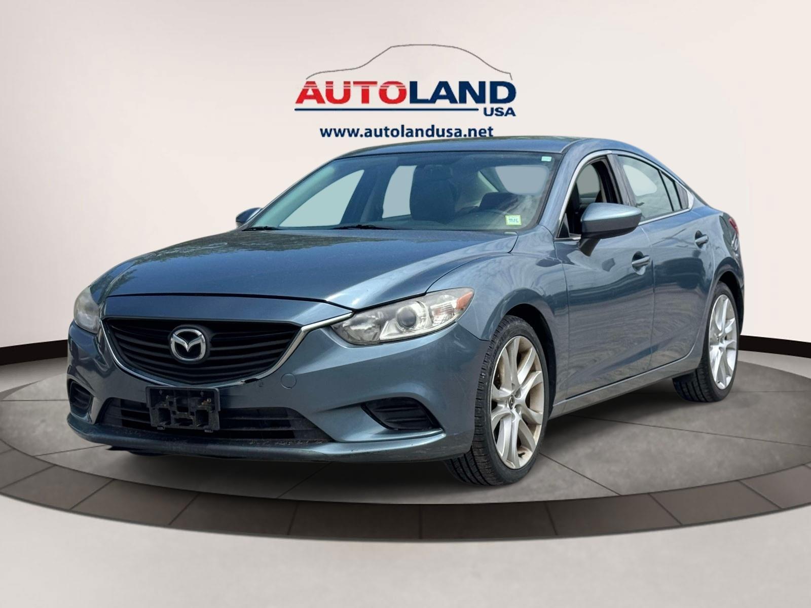 Blue Reflex Mica 2015 Mazda MAZDA6 i Touring Sedan Front-Wheel Drive Automatic