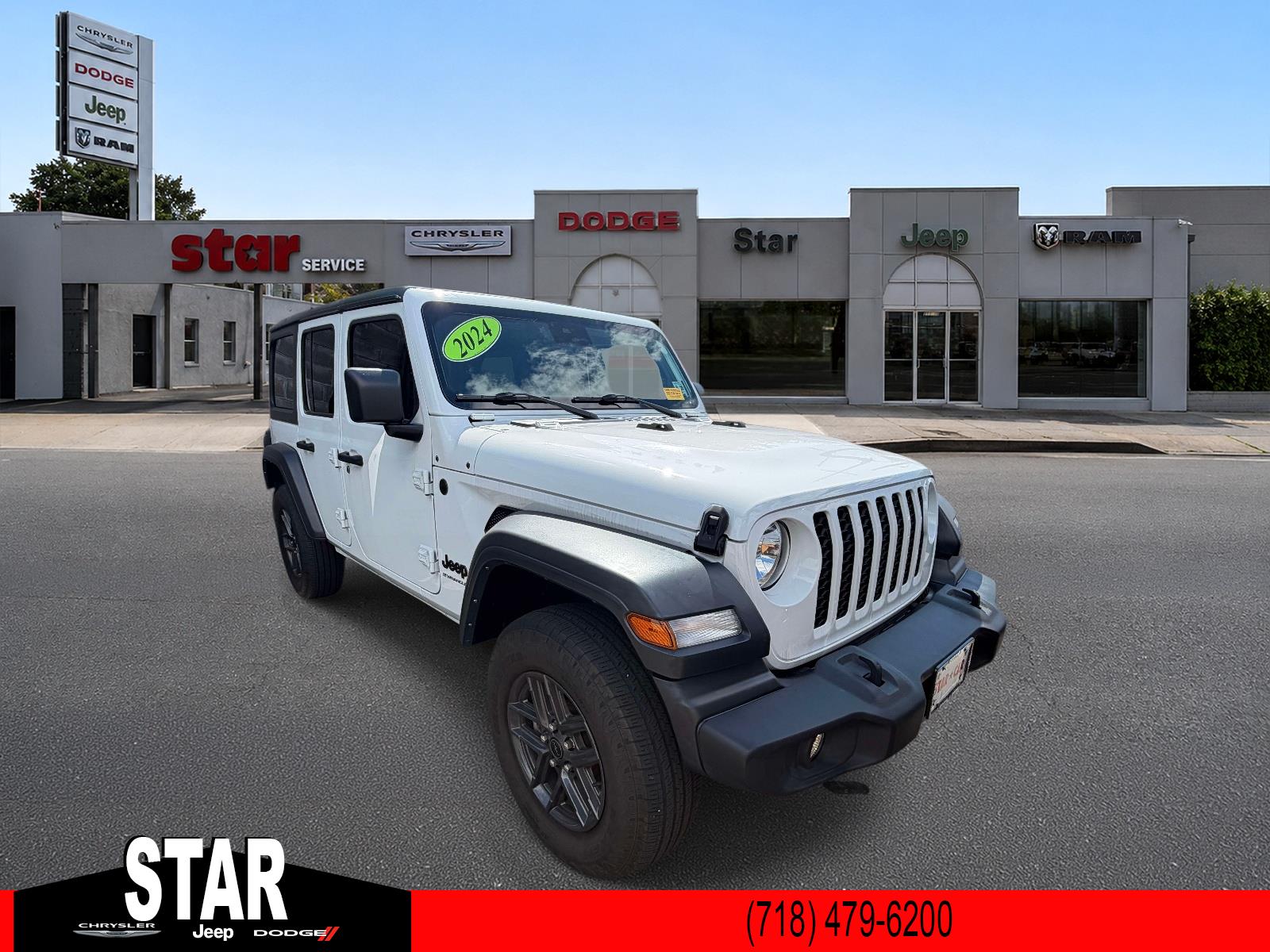 White 2024 Jeep Wrangler SUV / Crossover Four-Wheel Drive Automatic