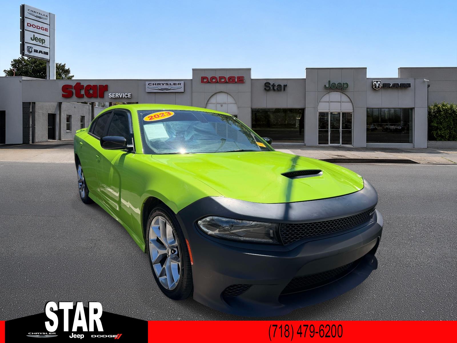 Green 2023 Dodge Charger Sedan Rear-Wheel Drive Automatic