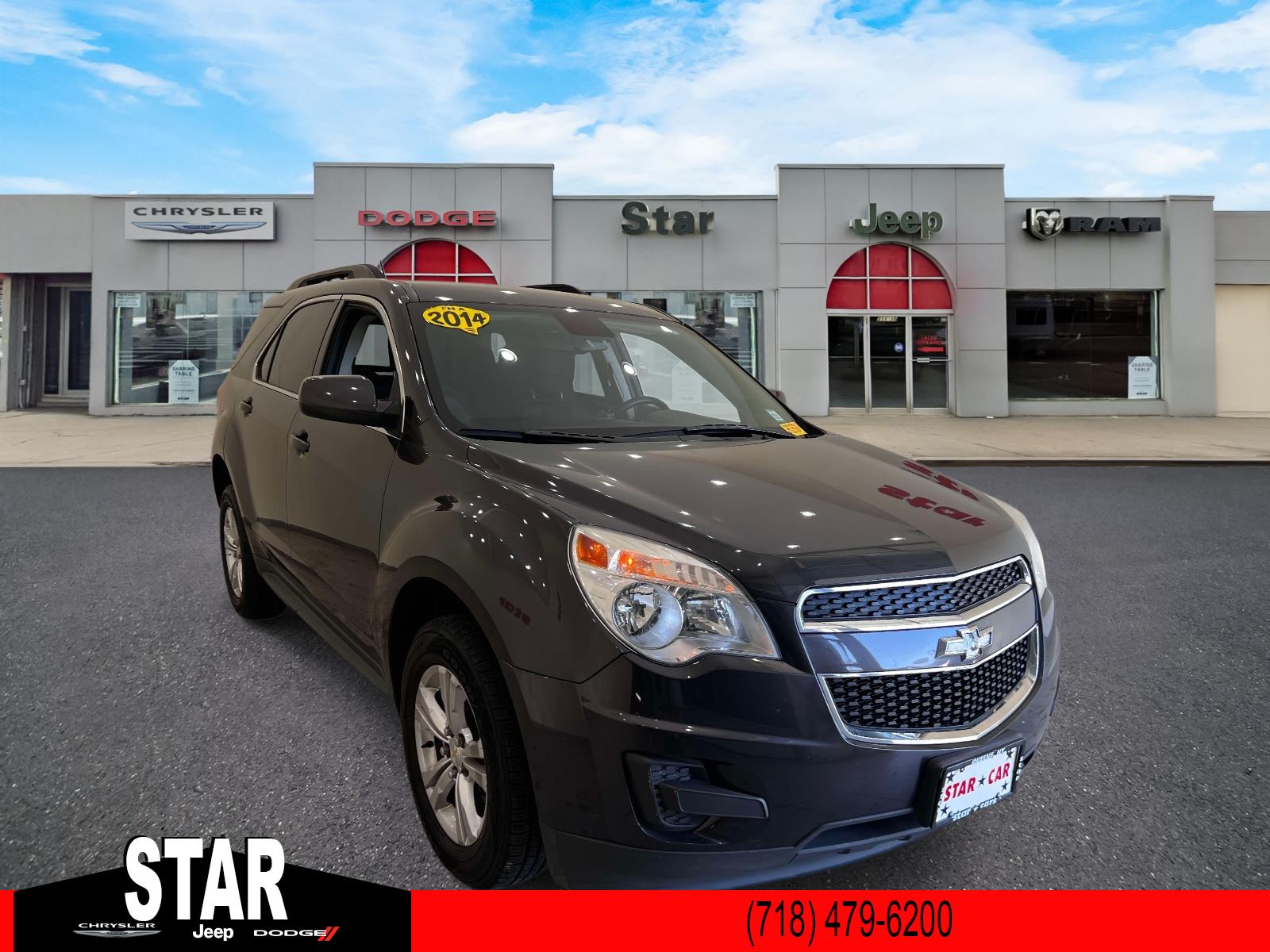 Gray 2014 Chevrolet Equinox 1LT AWD SUV / Crossover All-Wheel Drive Automatic