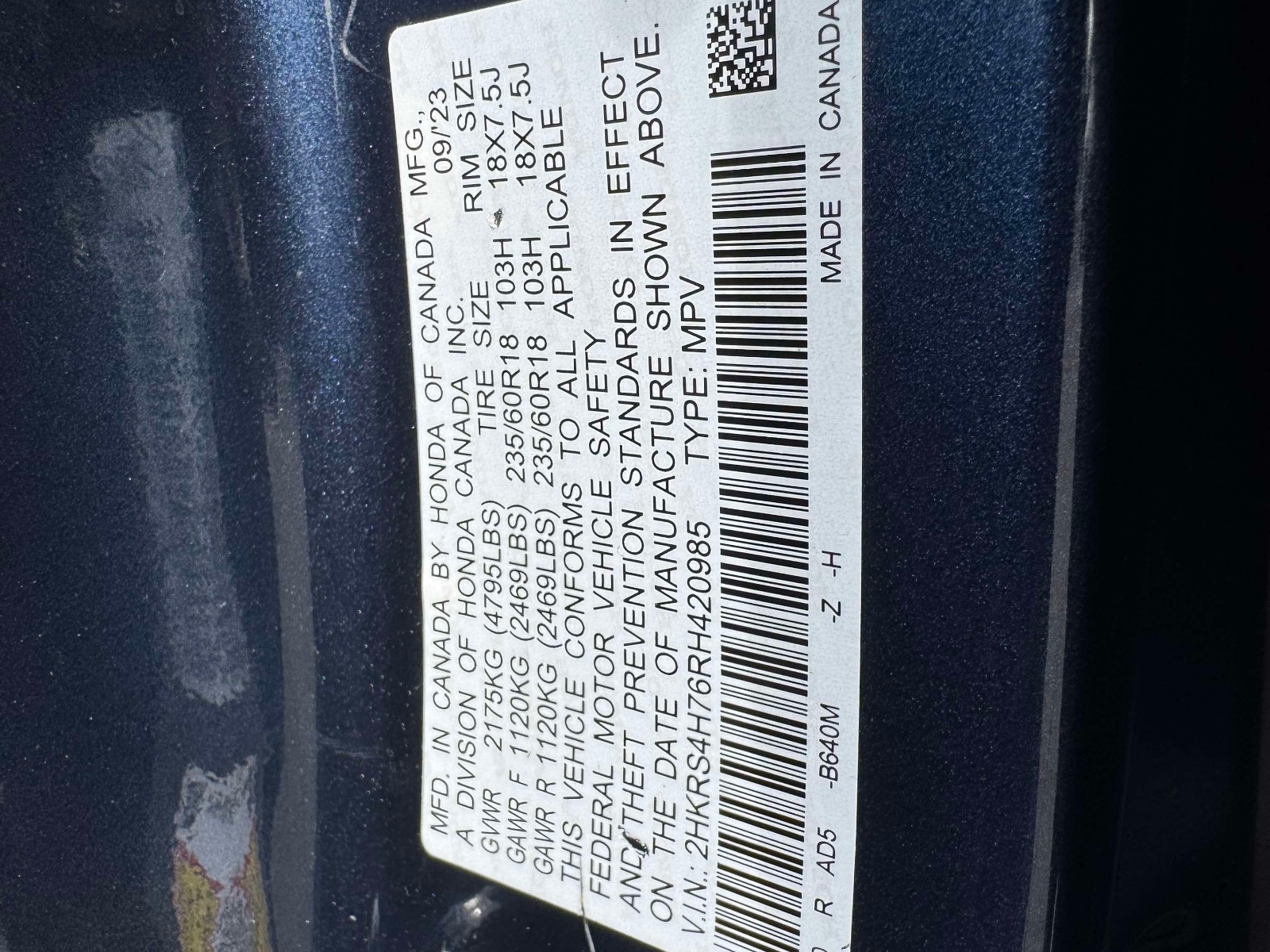 Used 2024 Honda CR-V SUV