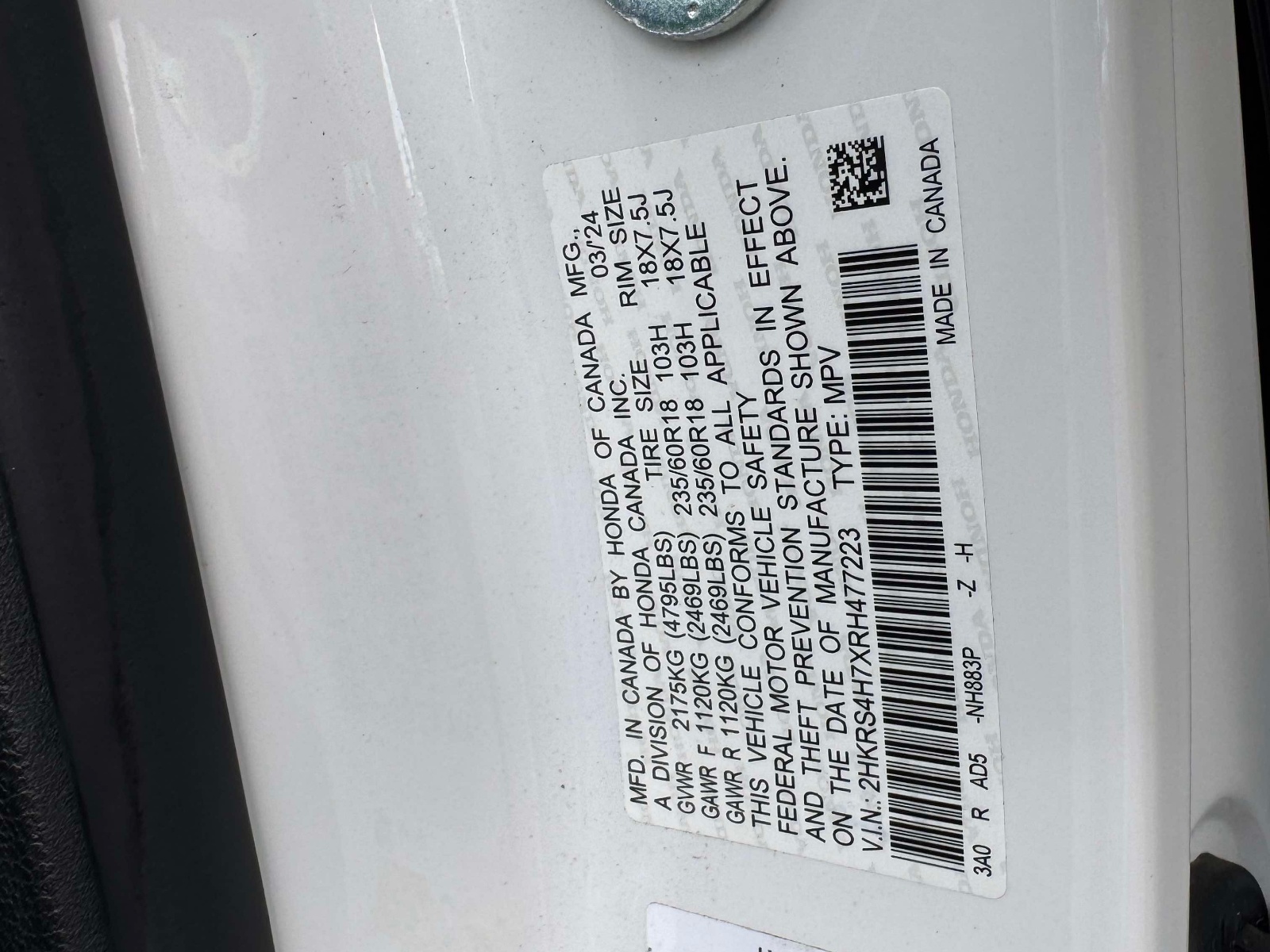 Used 2024 Honda CR-V SUV