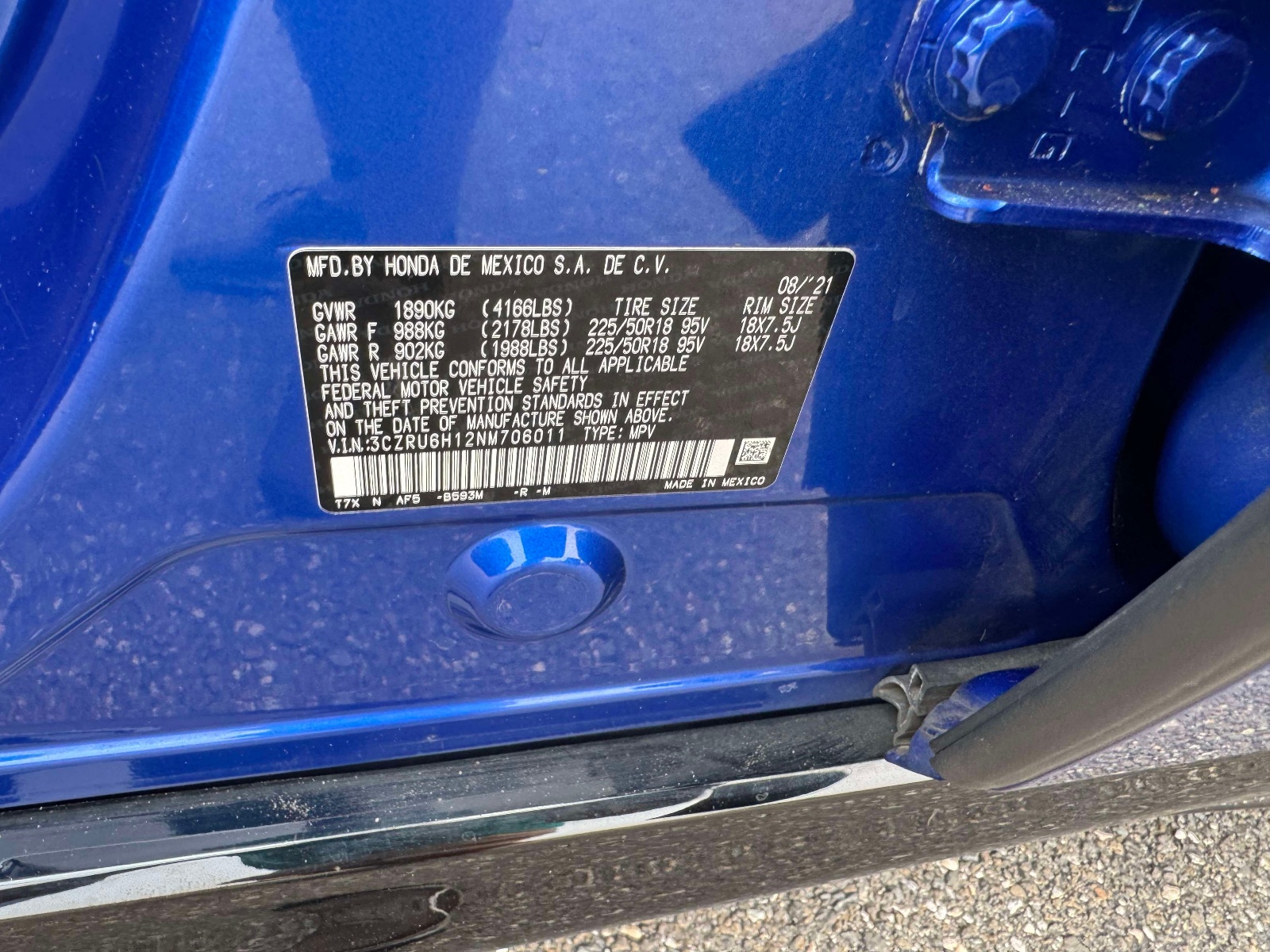 Used 2022 Honda HR-V SUV