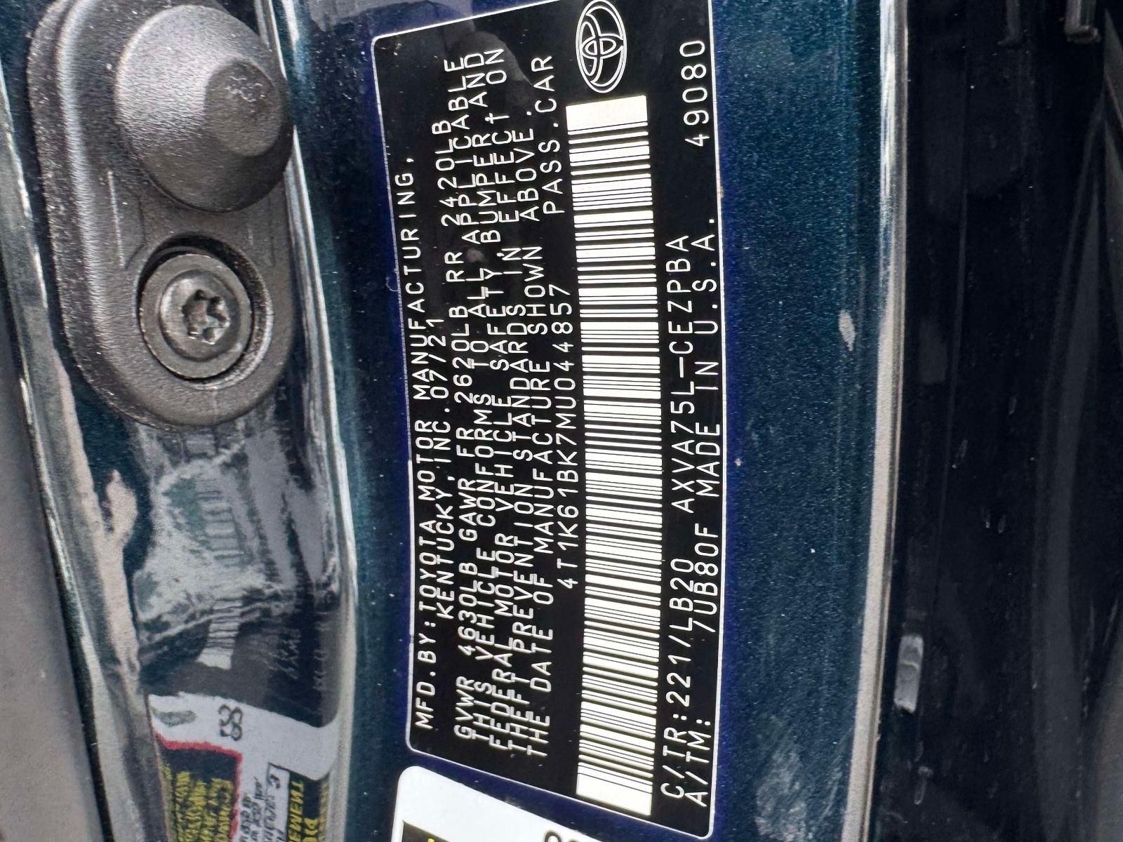 Used 2021 Toyota Camry Sedan