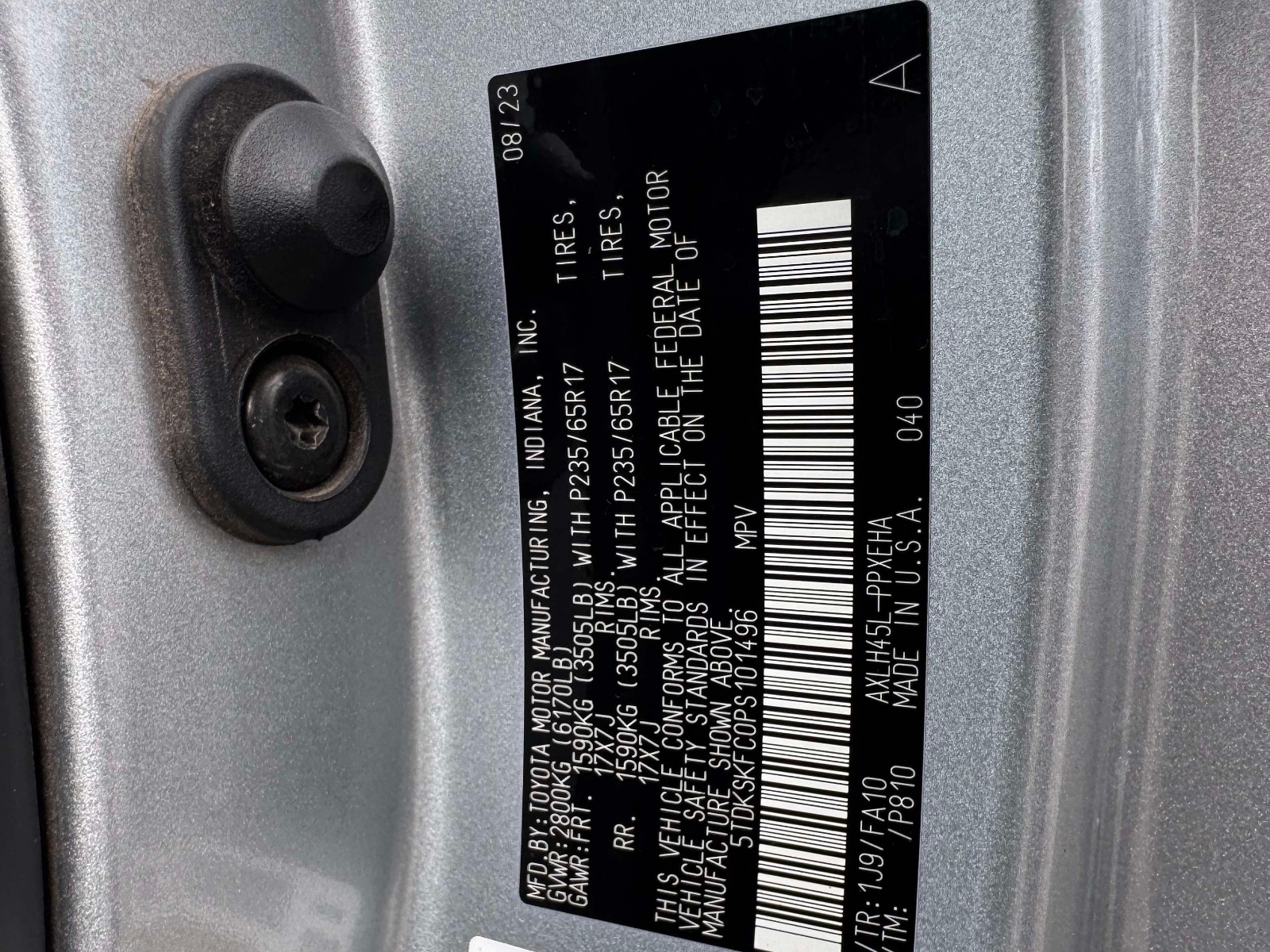 Used 2023 Toyota Sienna Van