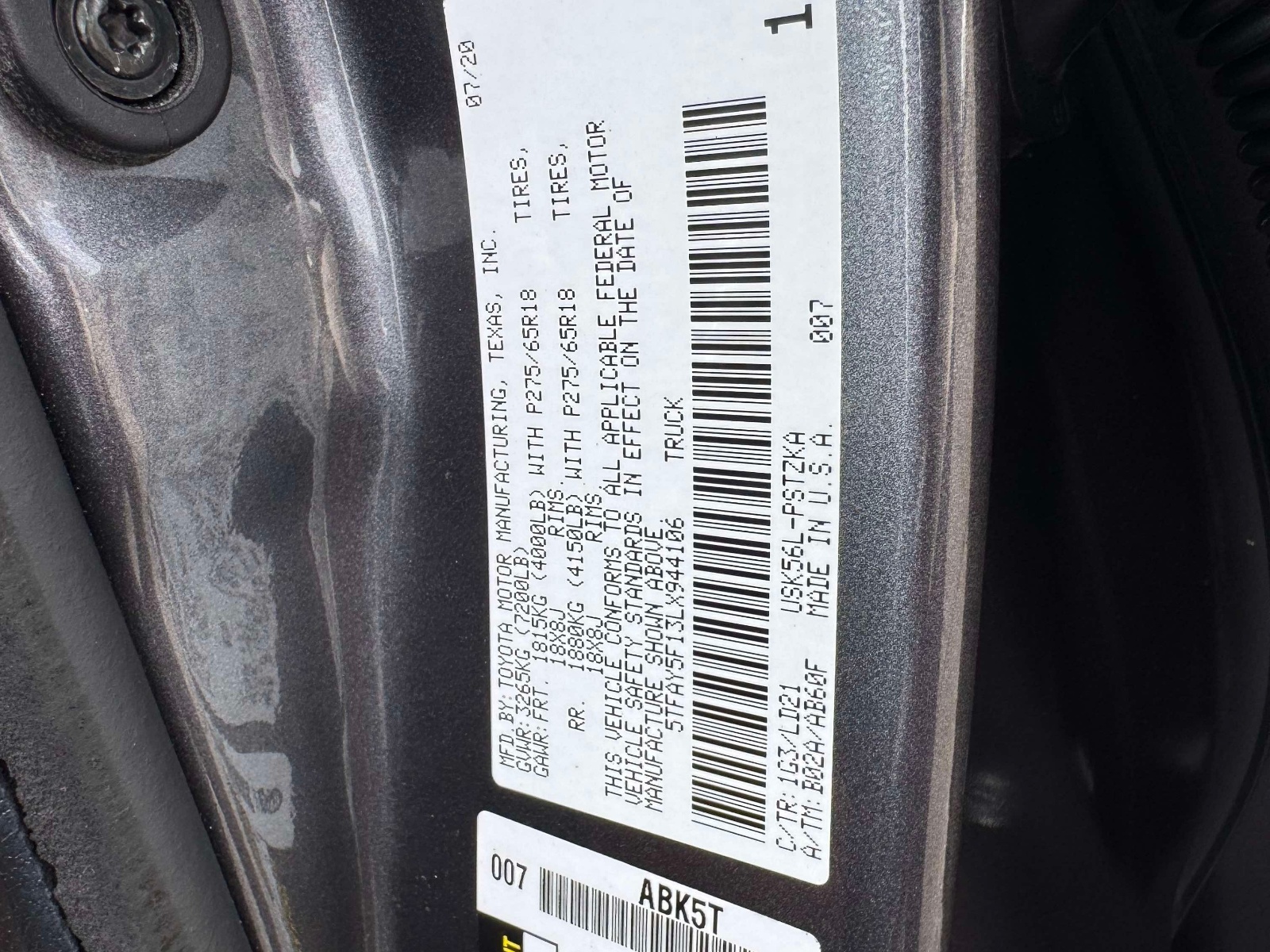 Used 2020 Toyota Tundra Truck