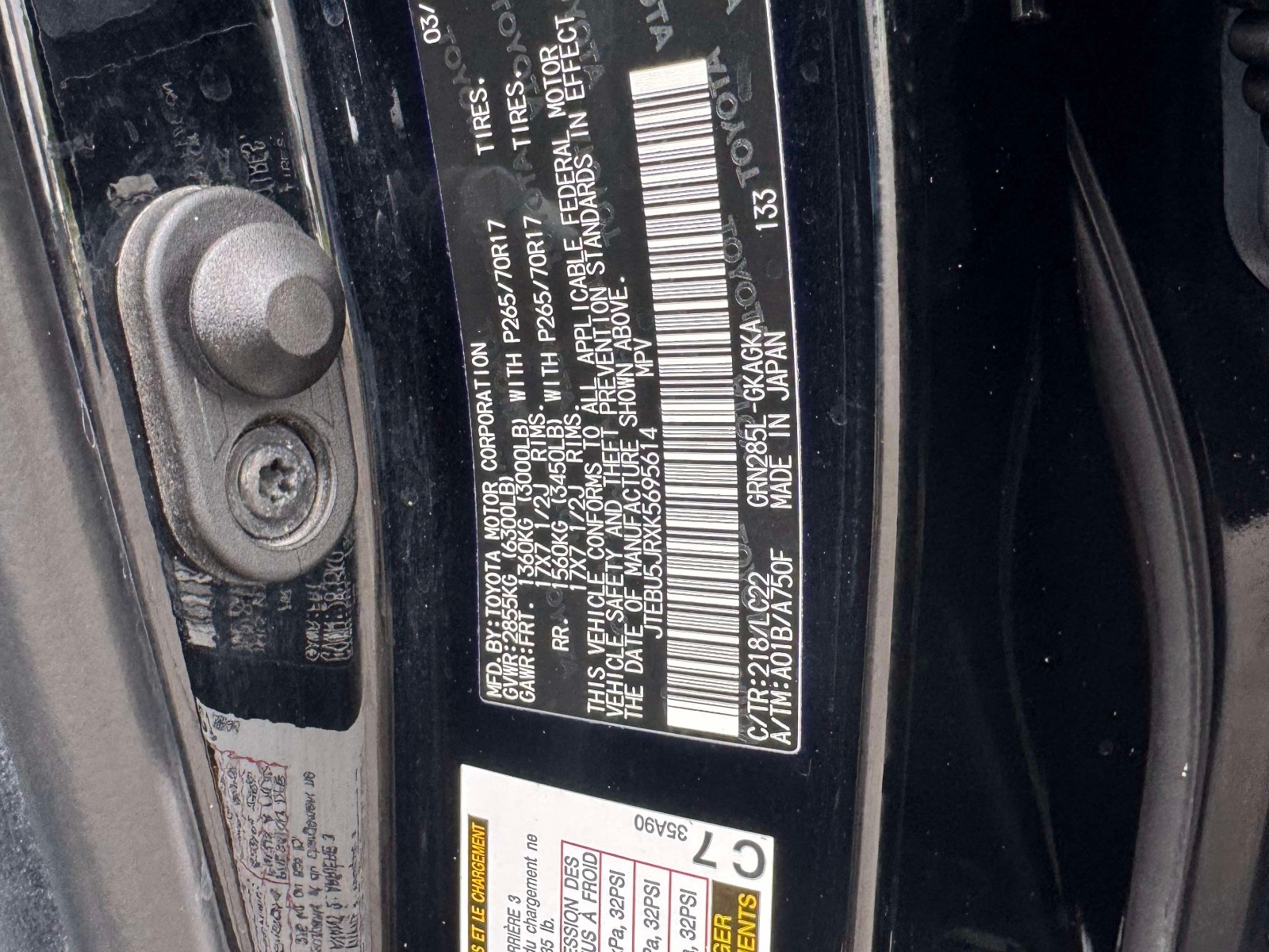 Used 2019 Toyota 4Runner SUV
