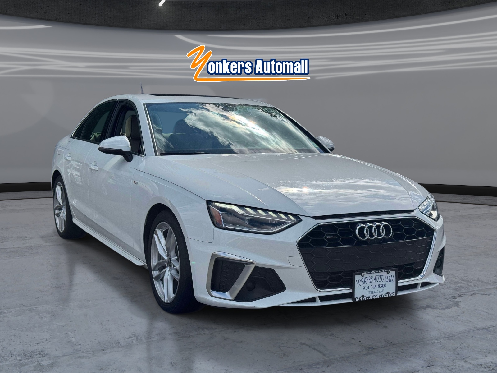 White 2024 Audi A4 Sedan All-Wheel Drive Automatic