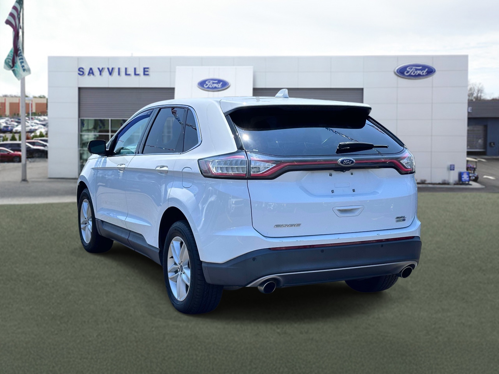 2016 Oxford White Ford Edge 4dr SEL AWD AWD SUV