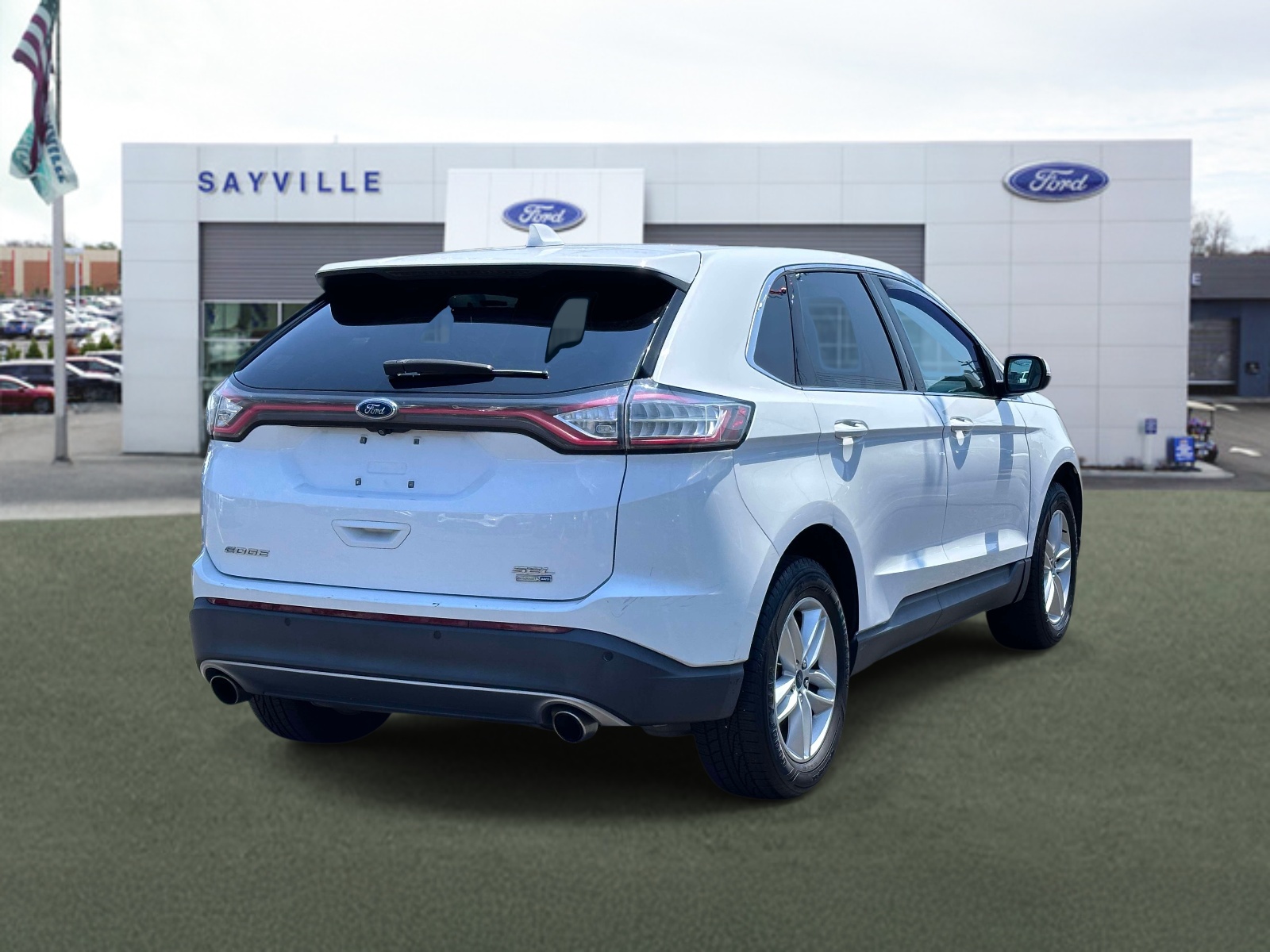 2016 Oxford White Ford Edge 4dr SEL AWD AWD SUV