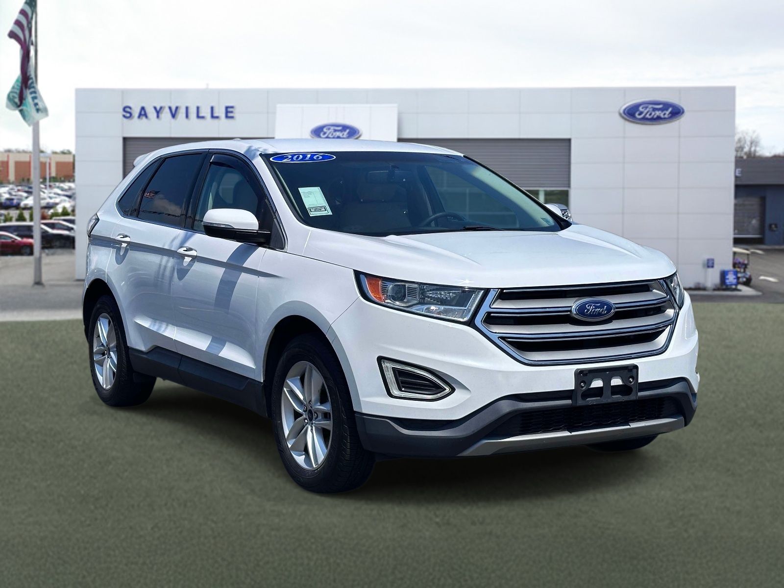 2016 Oxford White Ford Edge 4dr SEL AWD AWD SUV