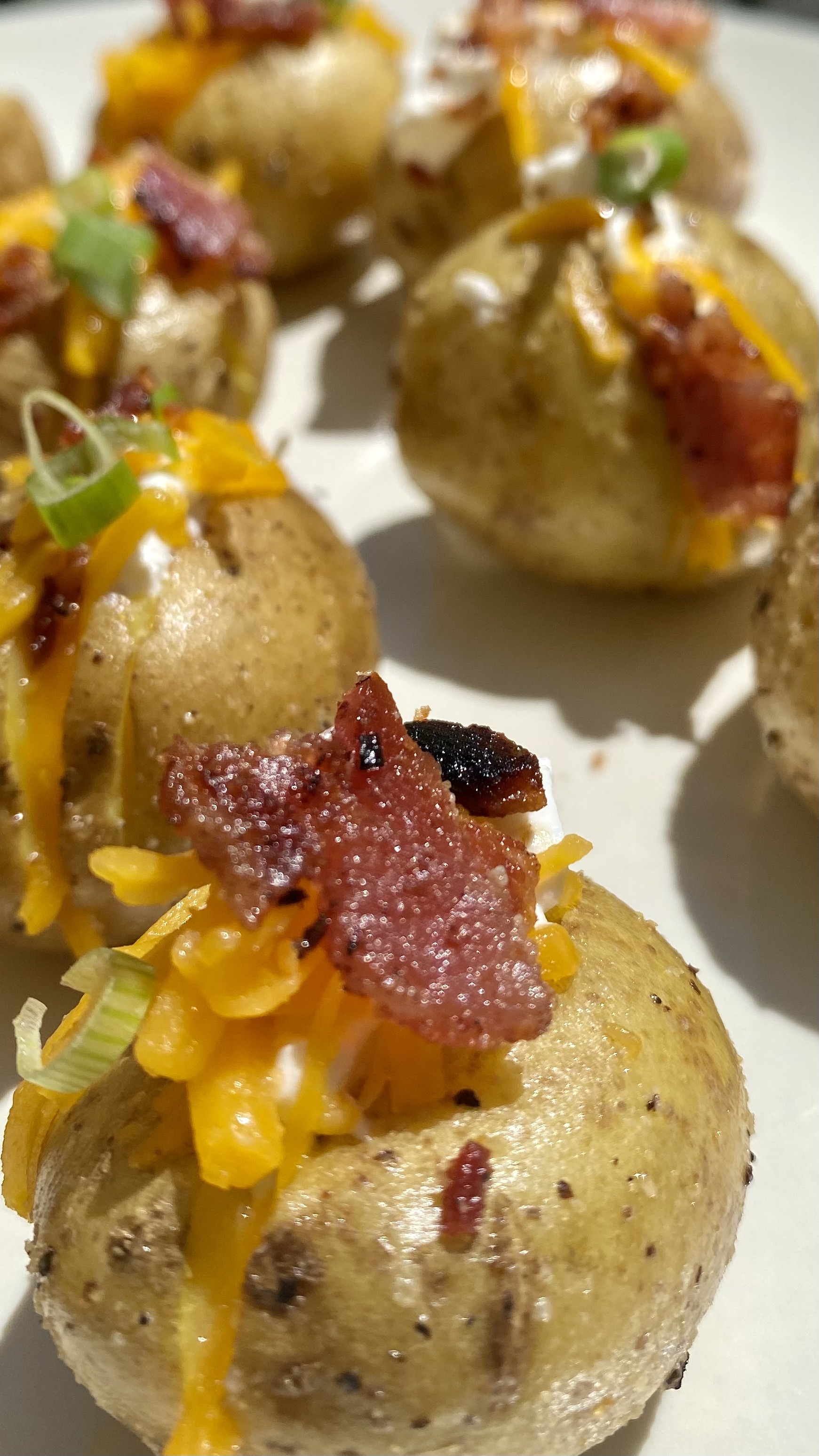 Mini Loaded Baked Potatoes