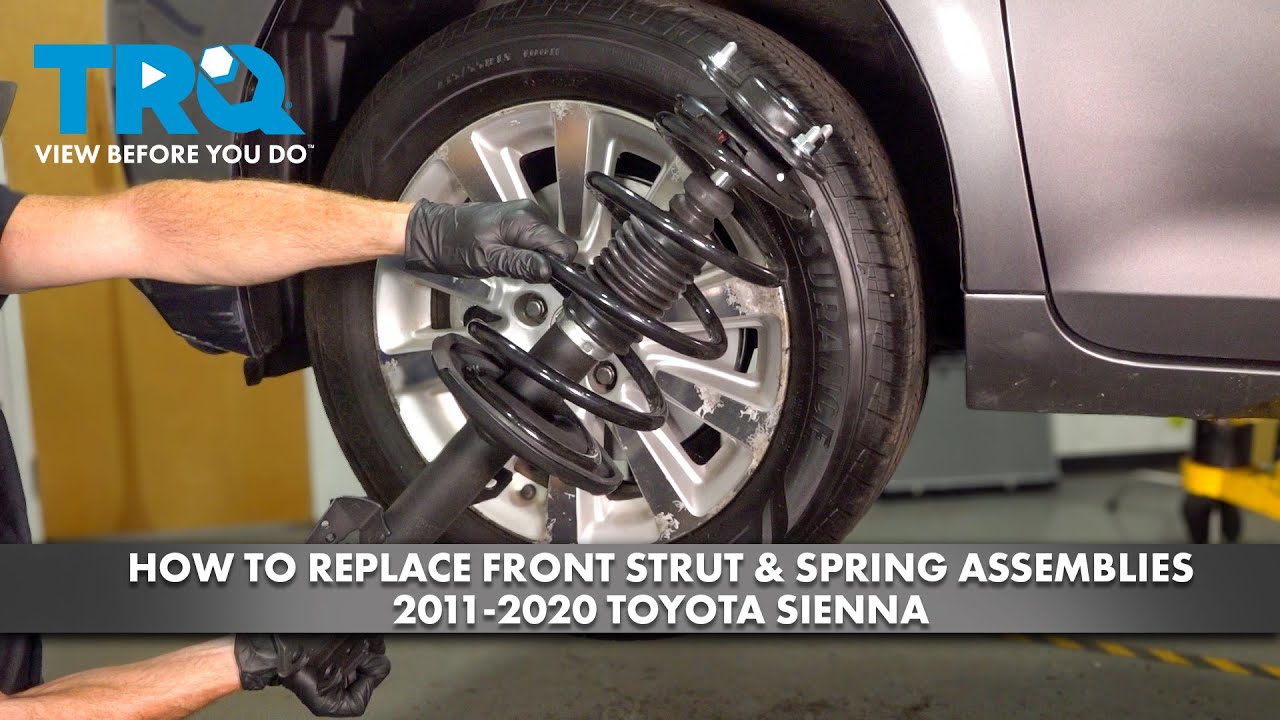 Unity Automotive Front Left Strut & Spring Assembly For 2011-2019 Toyota Sienna AWD