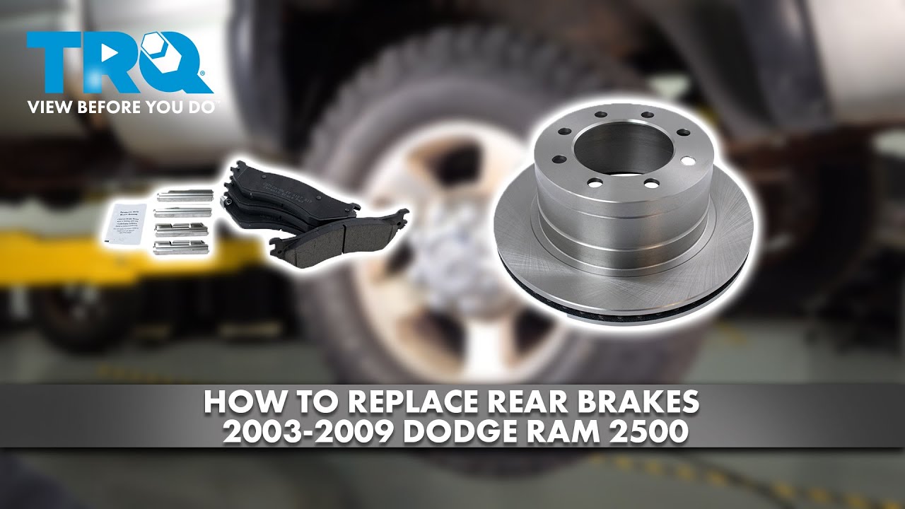 How to Replace Rear Brakes 2003-2009 Dodge Ram 2500 | 1A Auto