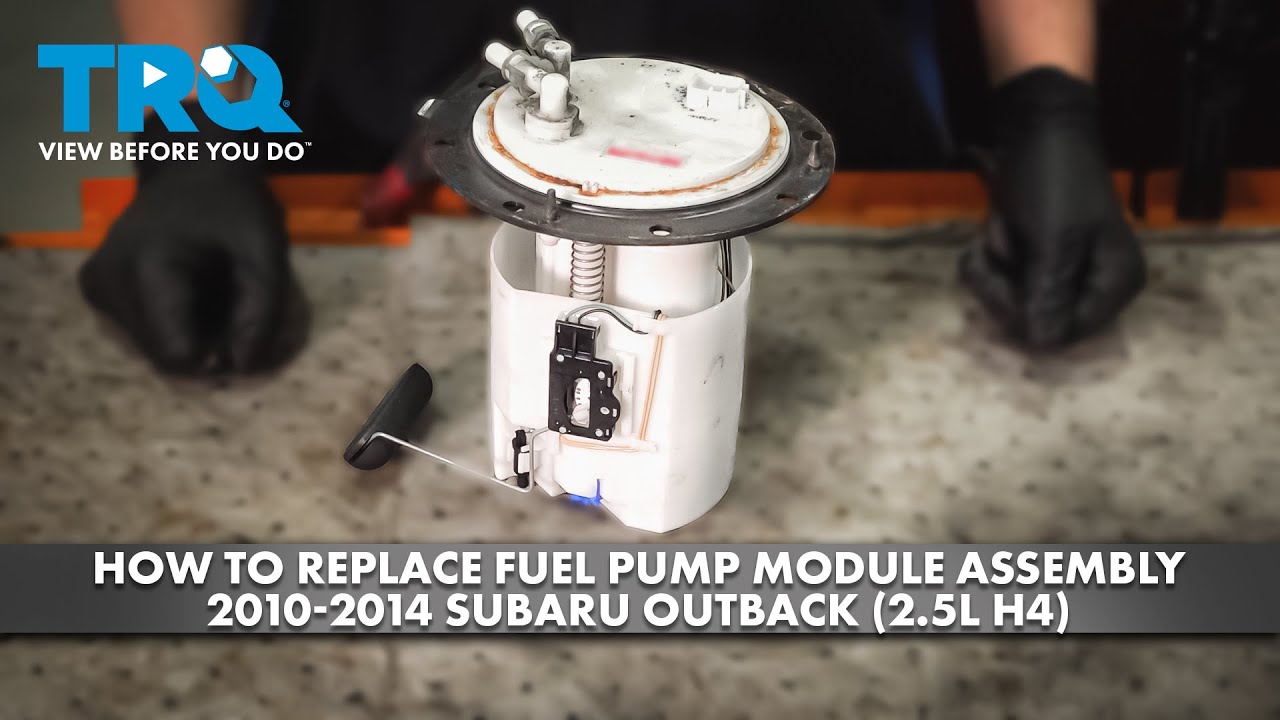 How to Replace Fuel Pump Module Assembly 2010-2014 Subaru Outback 25L