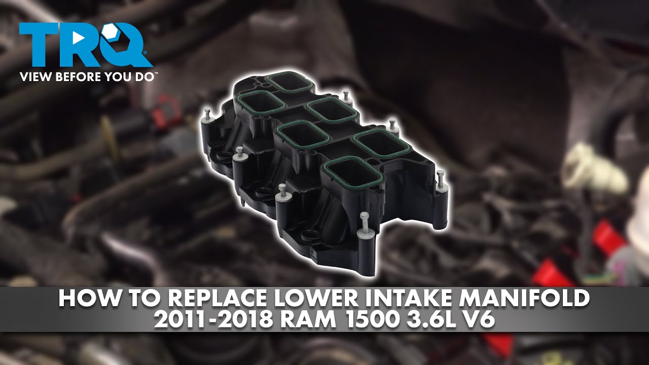 How to Replace Lower Intake Manifold 2011-2018 RAM 1500 36L V6 | 1A Auto