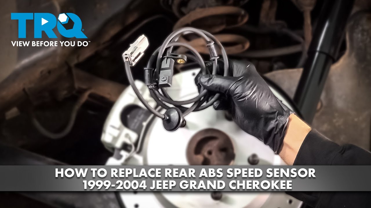 How to Replace Rear ABS Wheel Speed Sensors 1999-2004 Jeep Grand