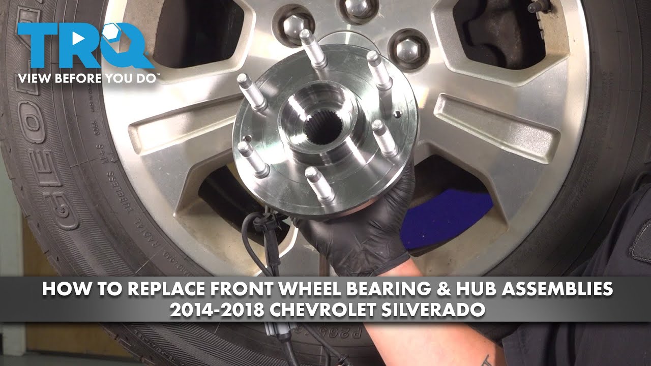 (Pair) Front Wheel Bearing & Hub Assembly – For 2014-2018 Chevy Silverado 1500 & GMC Sierra 1500 4X4