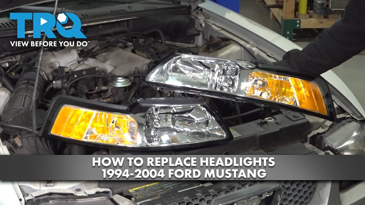 How To Replace Headlights 1994 2004 Ford Mustang 1a Auto