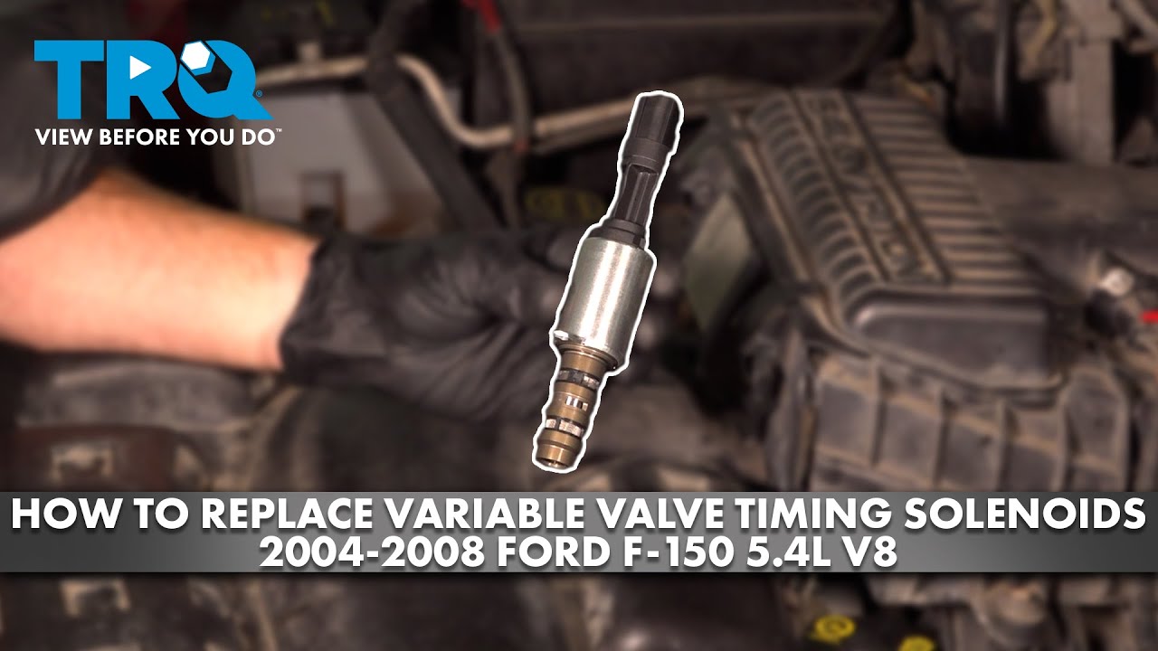 How to replace Variable Valve Timing Solenoids 2004-2008 Ford F-150 54L ...