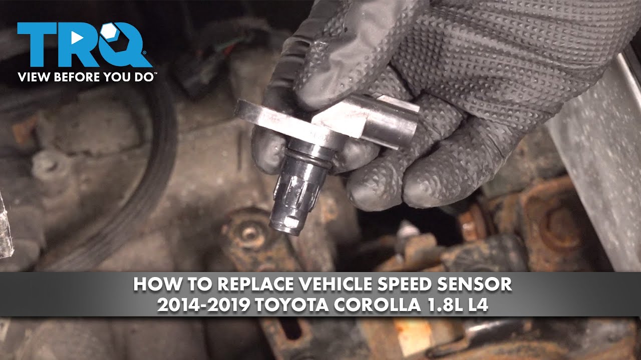 How To Replace Vehicle Speed Sensor 2014-2019 Toyota Corolla 18L L4 ...