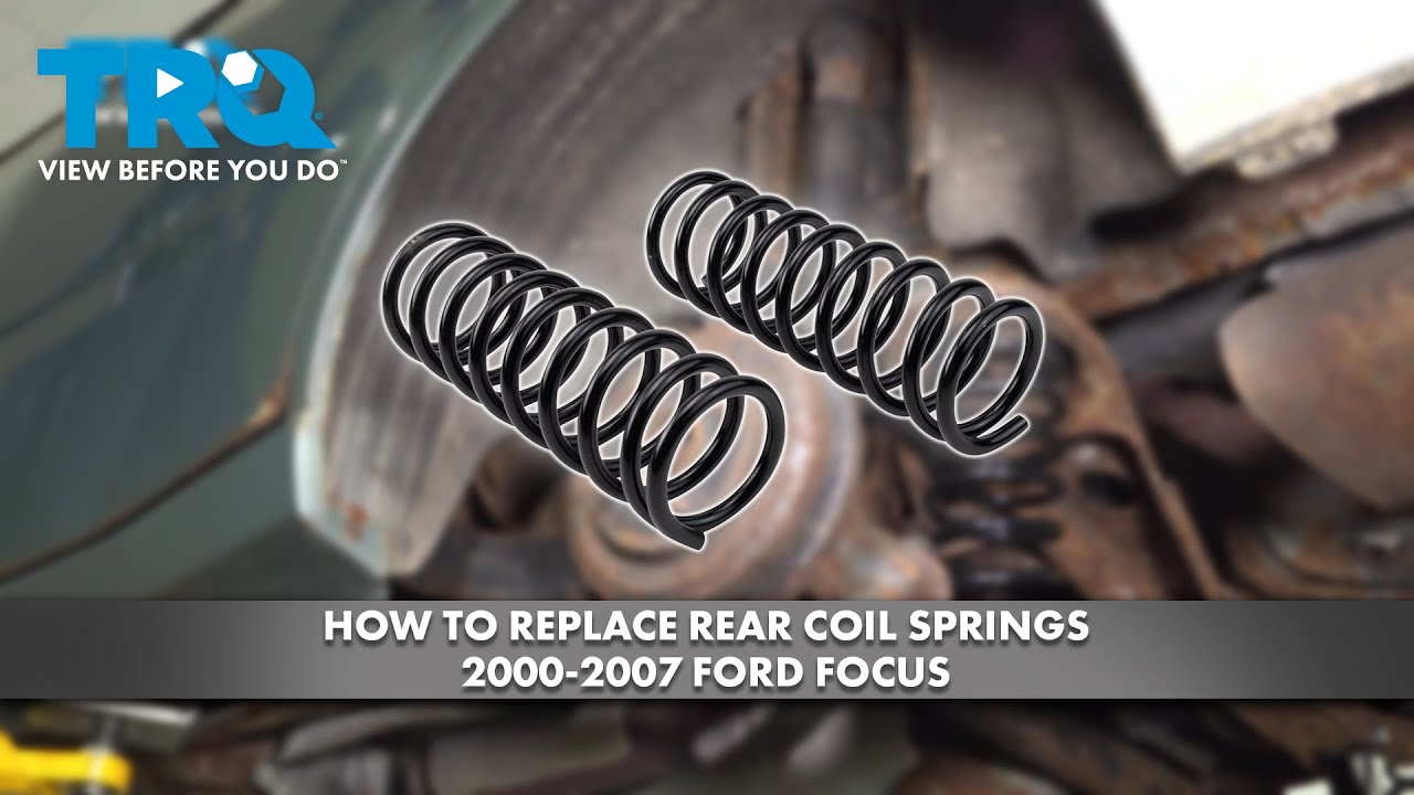MOOG 81003 Coil Spring Set – Fits 2005-2011 Ford Focus & 2004-2013 Mazda 3, Restores Ride Height & Alignment