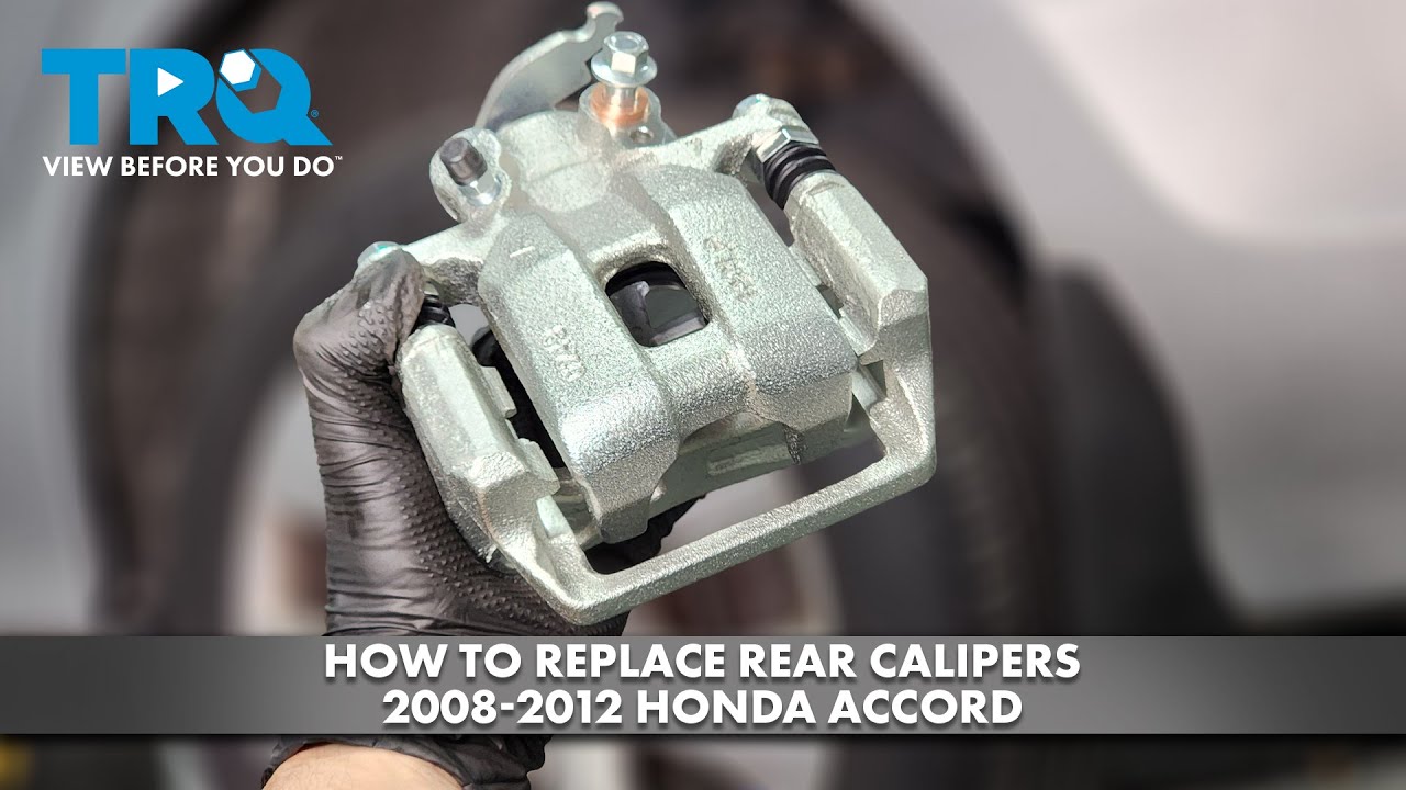 How to Replace Rear Calipers 2008-2012 Honda Accord | 1A Auto