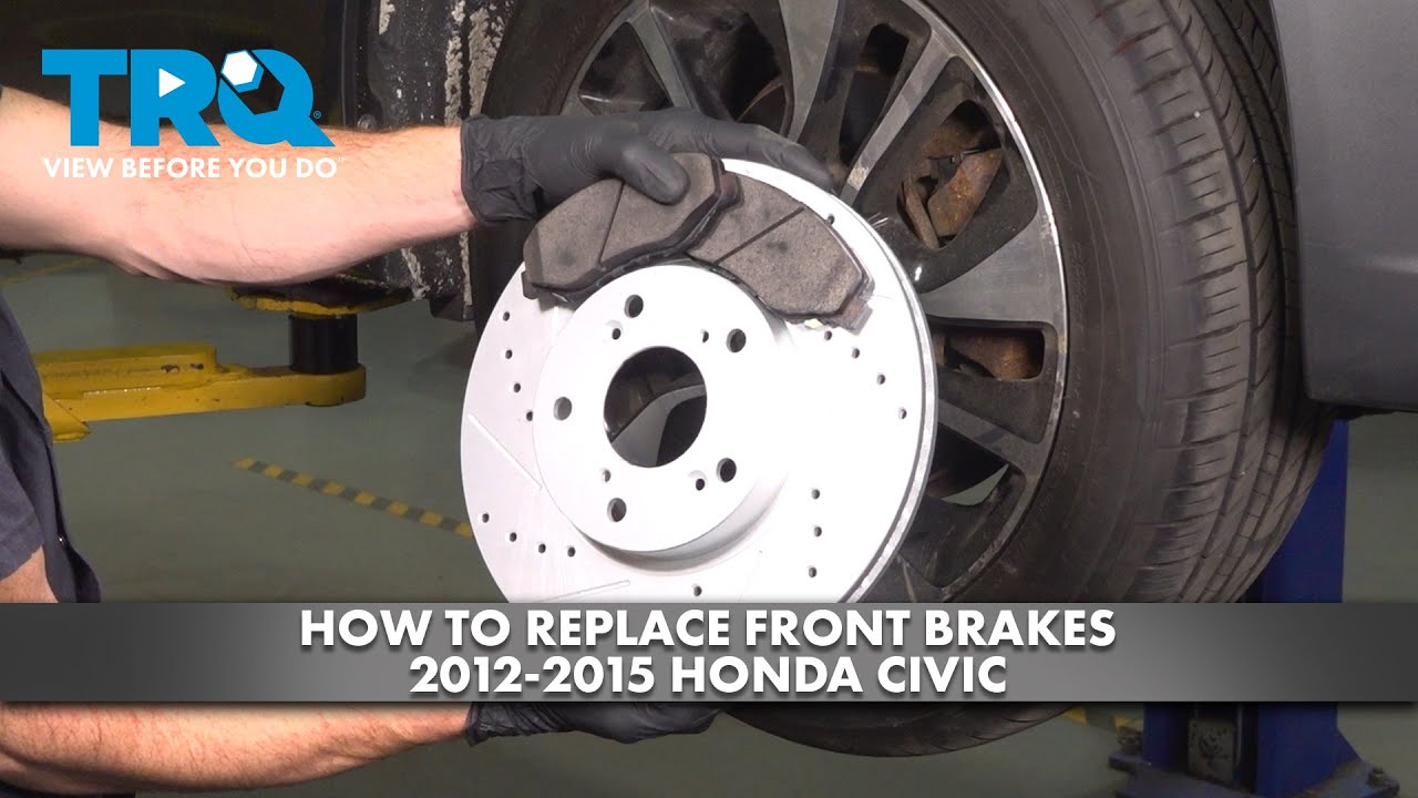 How to Replace Front Brakes 2012-2015 Honda Civic | 1A Auto