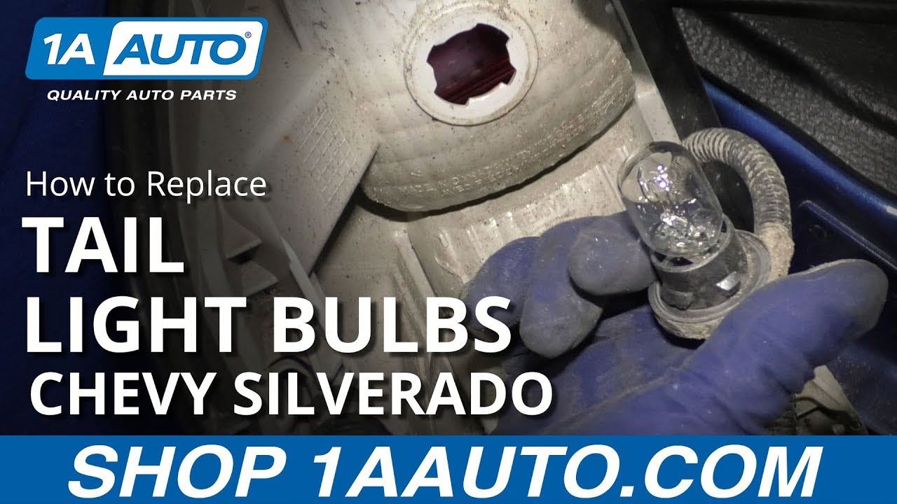 How to Replace Tail Light Bulbs 2014-19 Chevy Silverado