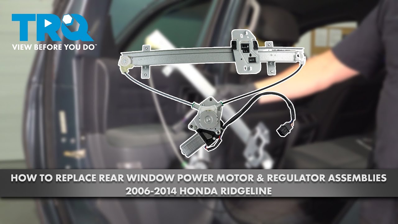 How to Replace Rear Window Power Motor Regulator Assemblies | 1A Auto