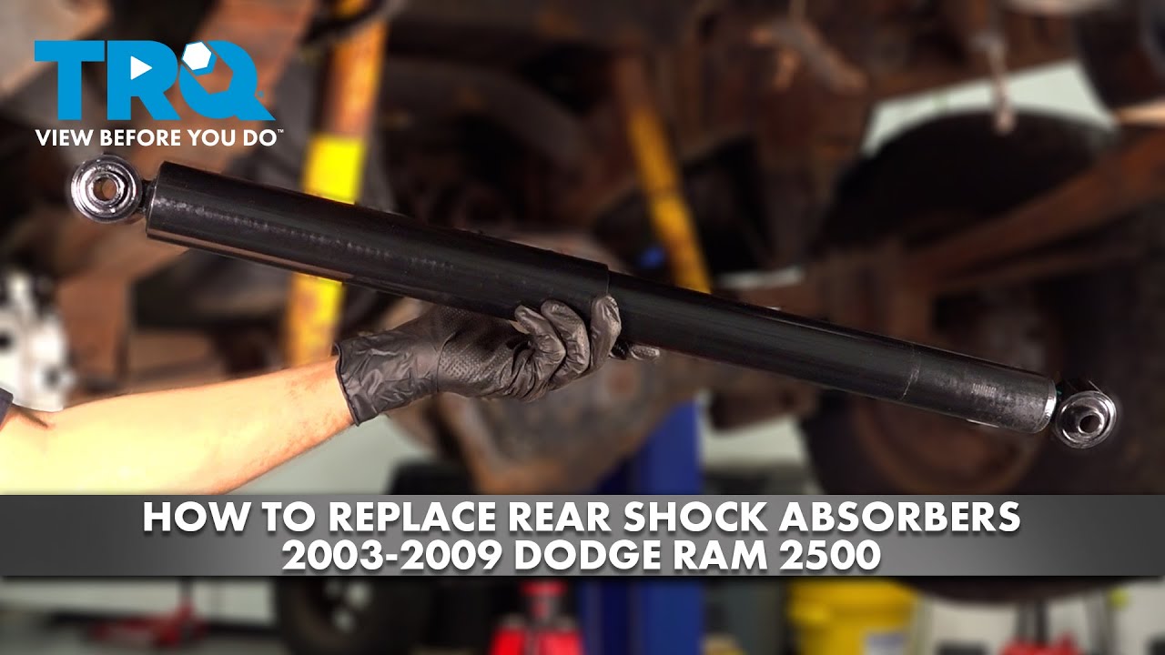 How to Replace Rear Shock Absorbers 2003-2009 Dodge RAM 2500 | 1A Auto