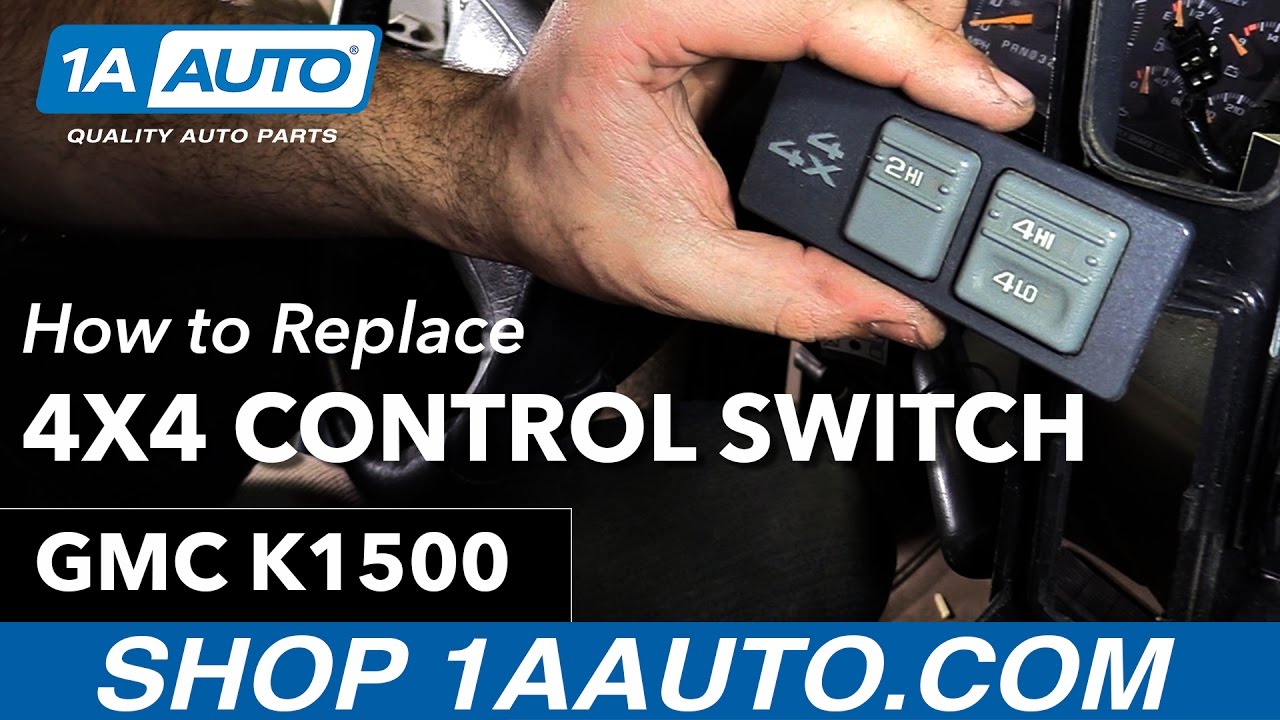 How to Replace 4x4 Switch 1988-98 GMC K1500